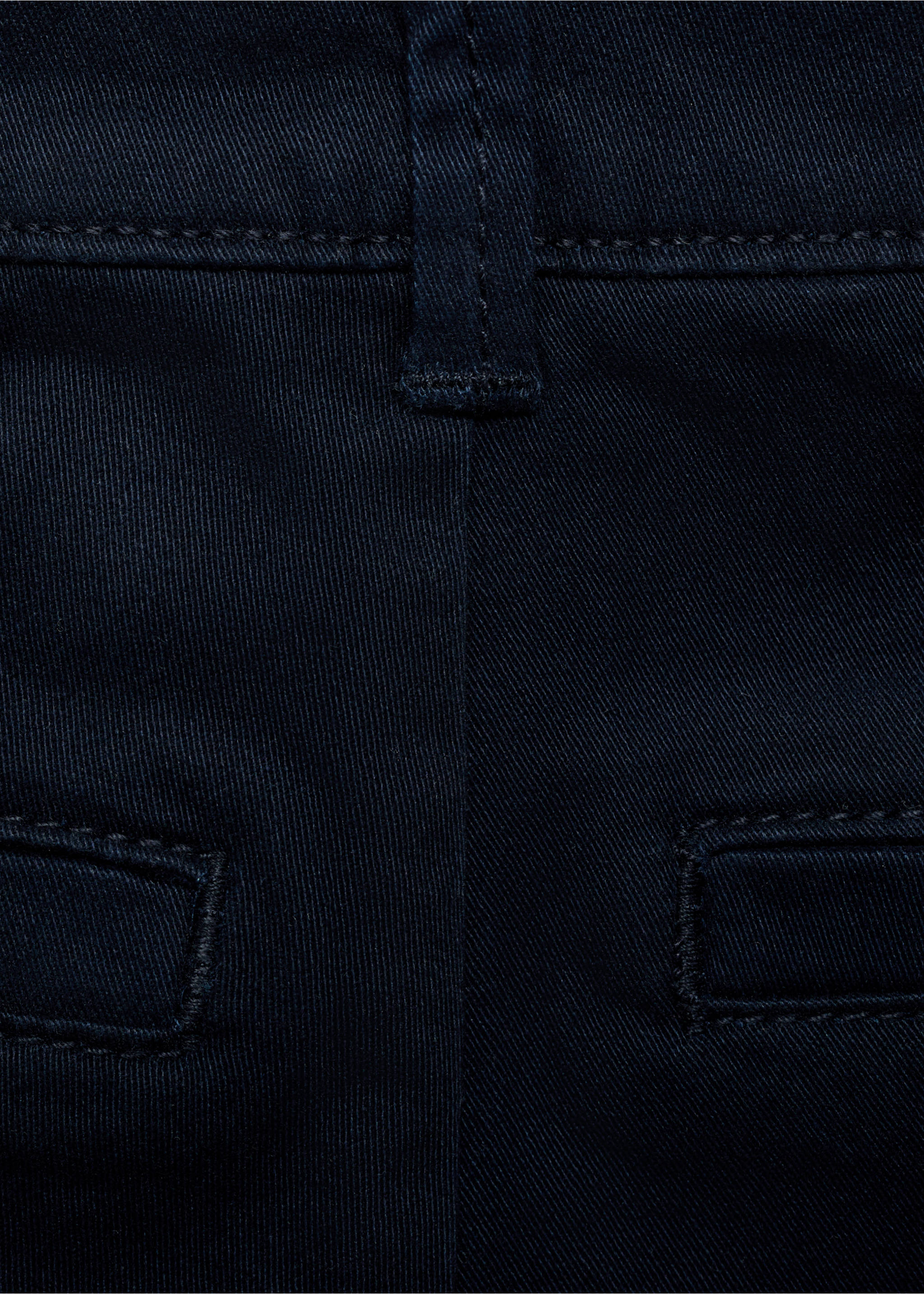 Bavlněné kalhoty chino - Detail zboží 0, Námořnická modrá. Ref: 87030627-00.