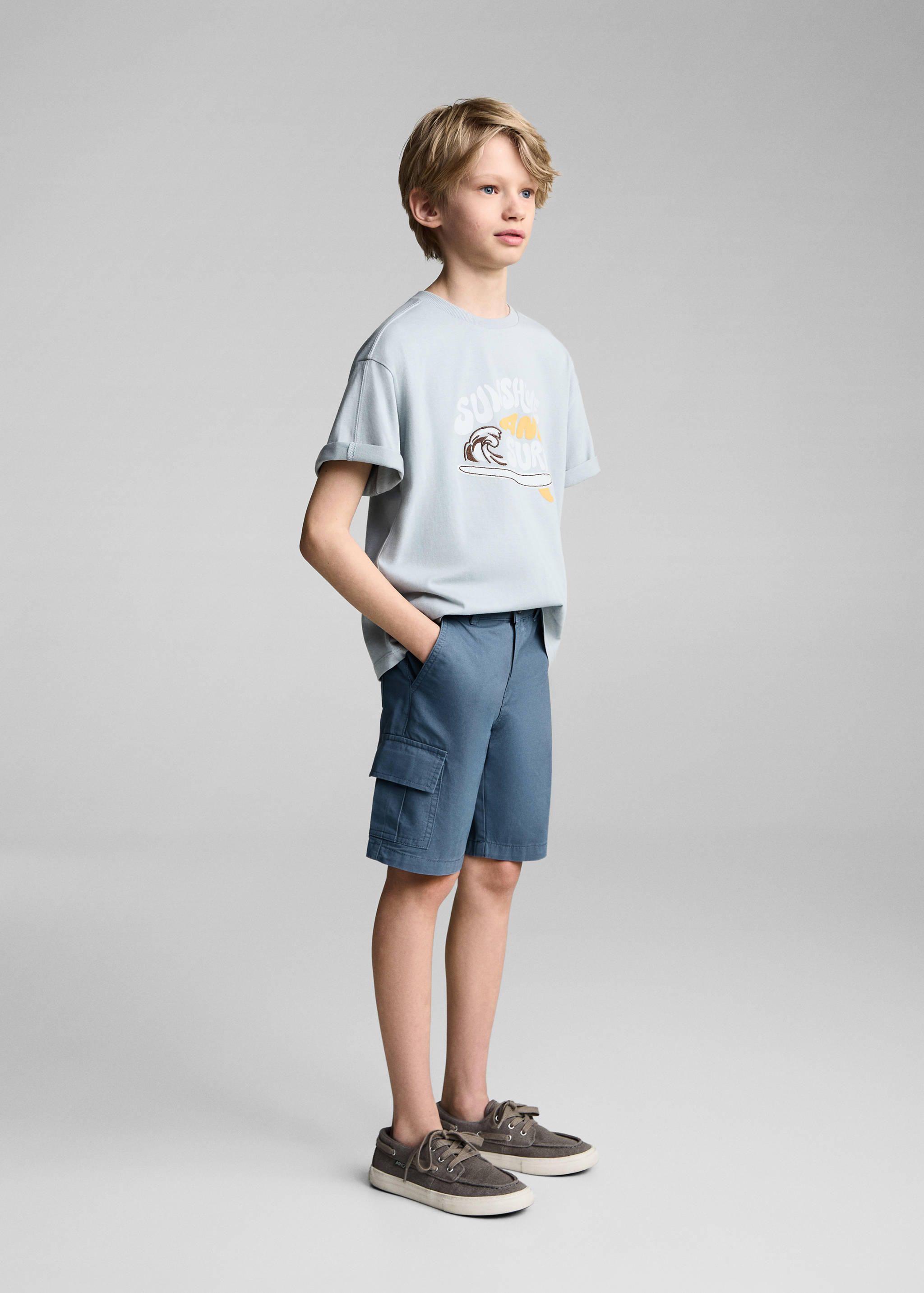 Cargo Bermuda shorts - General plane