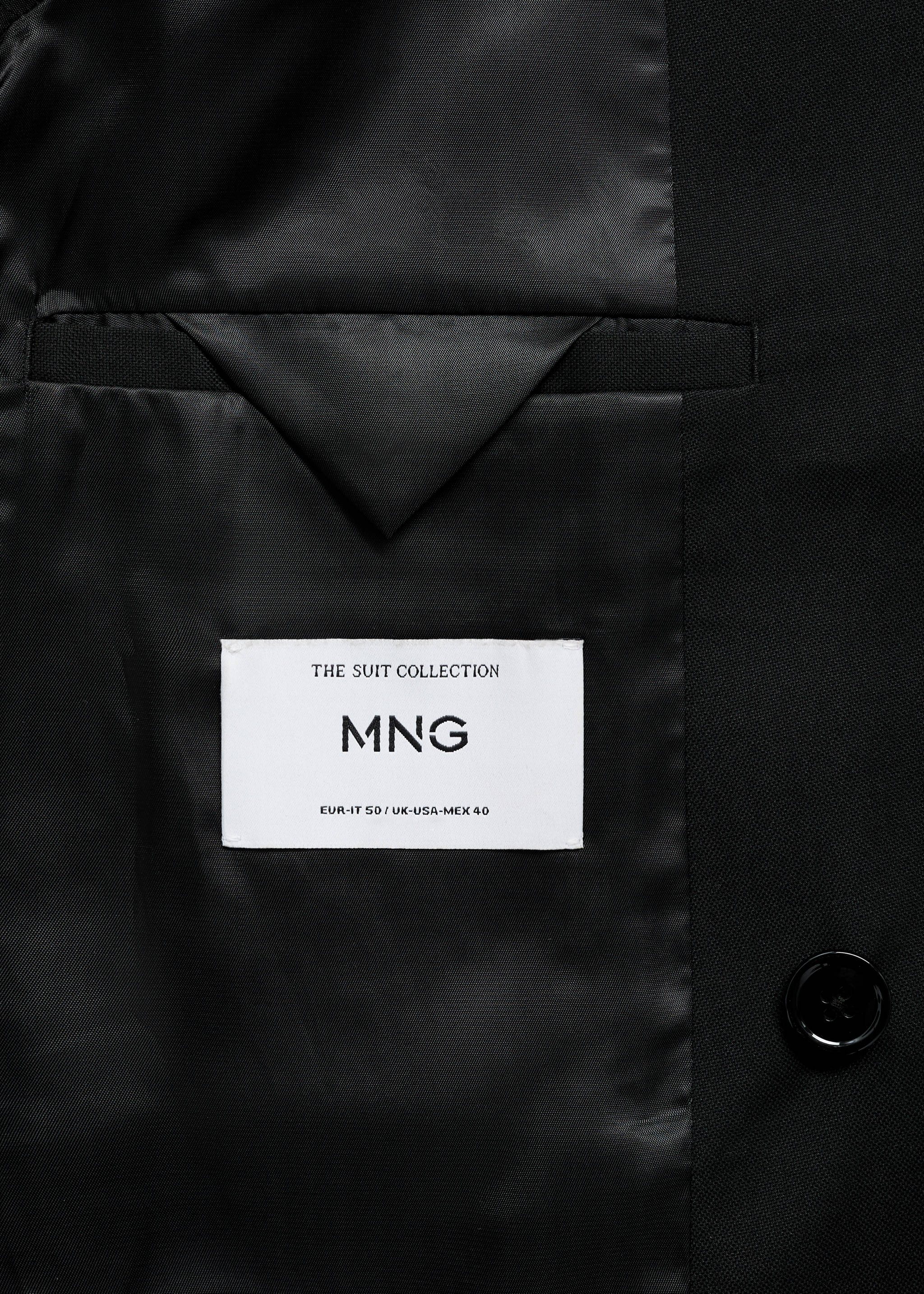 Boston regular-fit double-breasted suit jacket - Details of the article 0