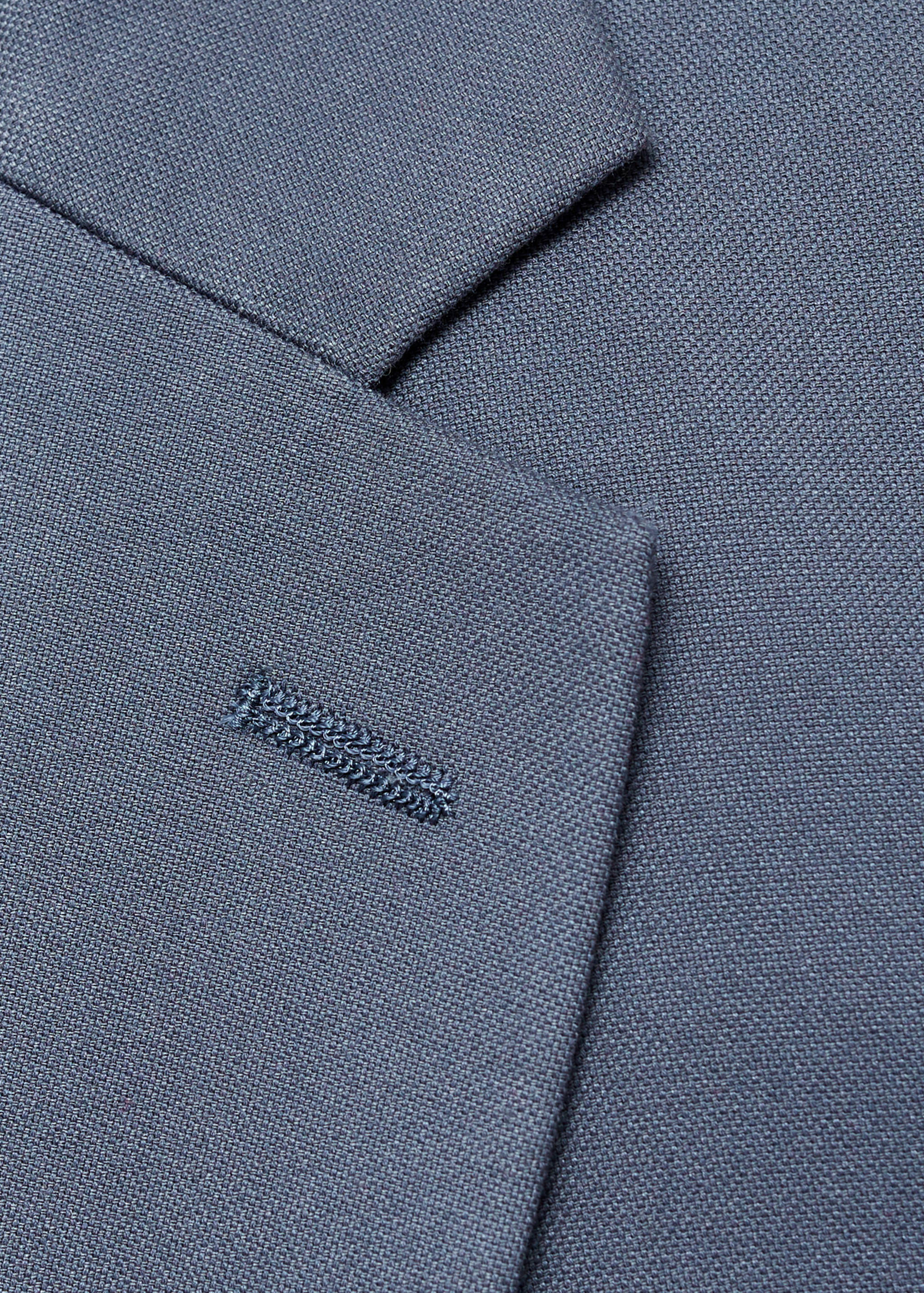 Σακάκι κοστουμιού super slim fit ύφασμα stretch - Λεπτομέρεια του προϊόντος 8