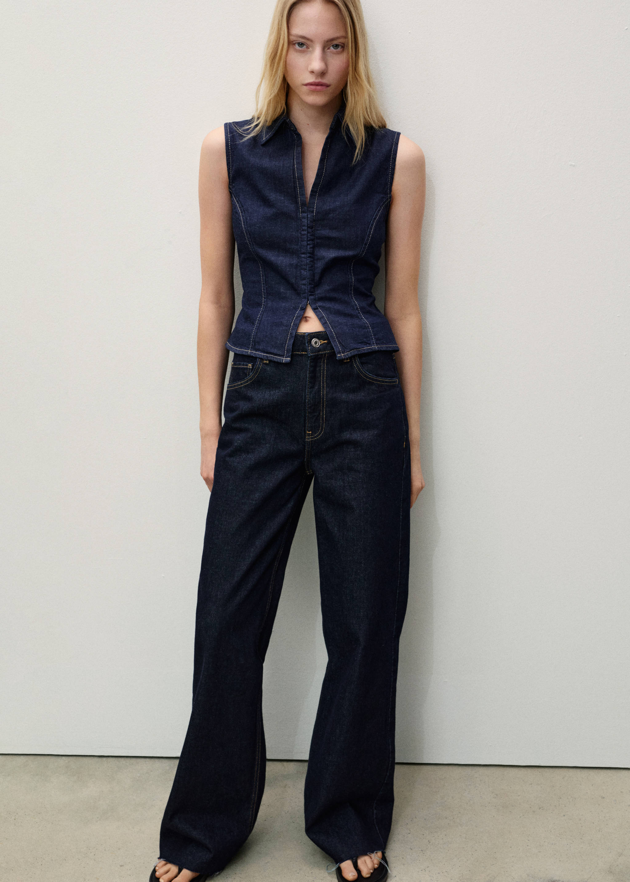 Wideleg-Rinse-Wash-Jeans Danila - Detail des Artikels 1