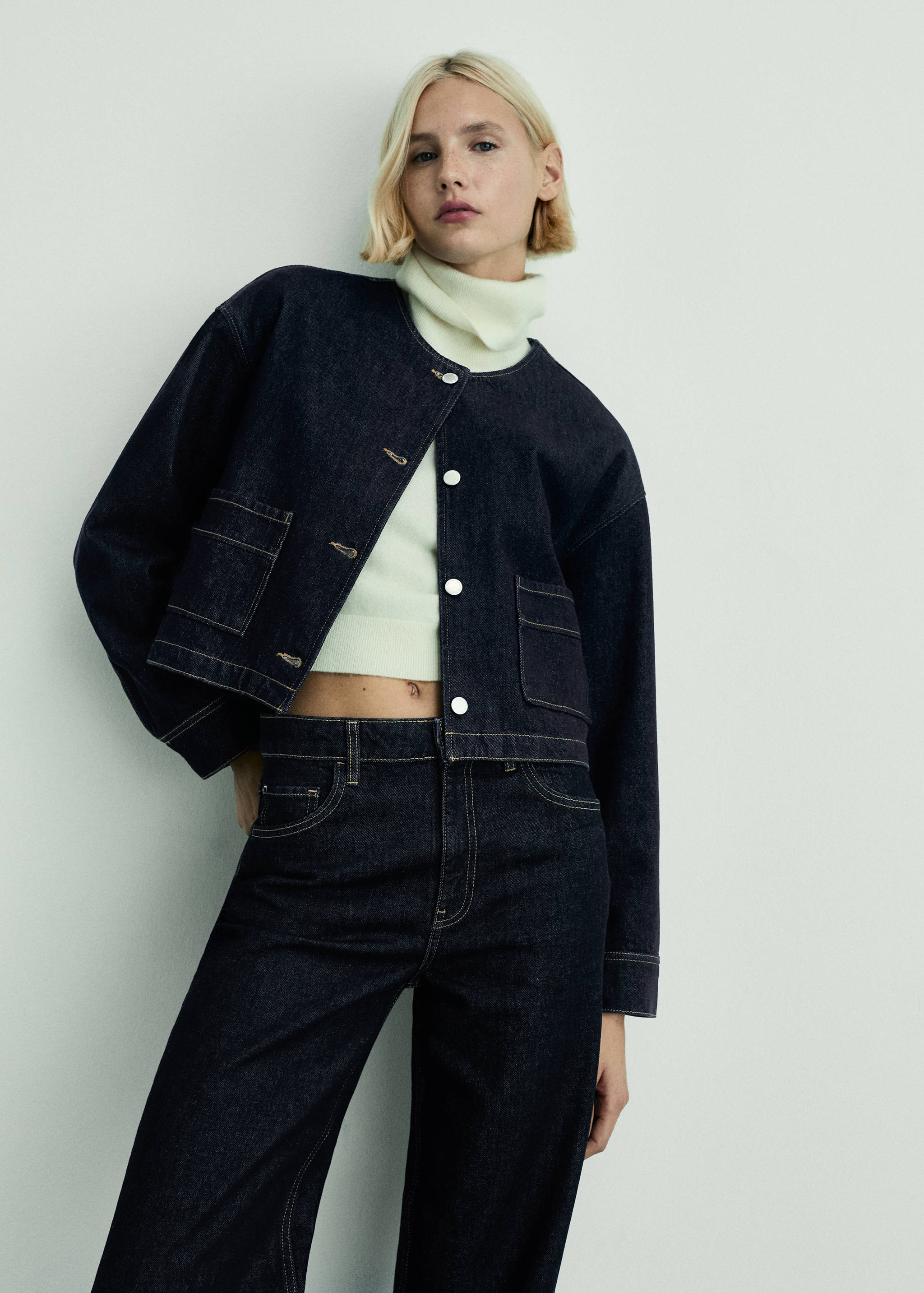 Wideleg-Rinse-Wash-Jeans Danila - Detail des Artikels 6