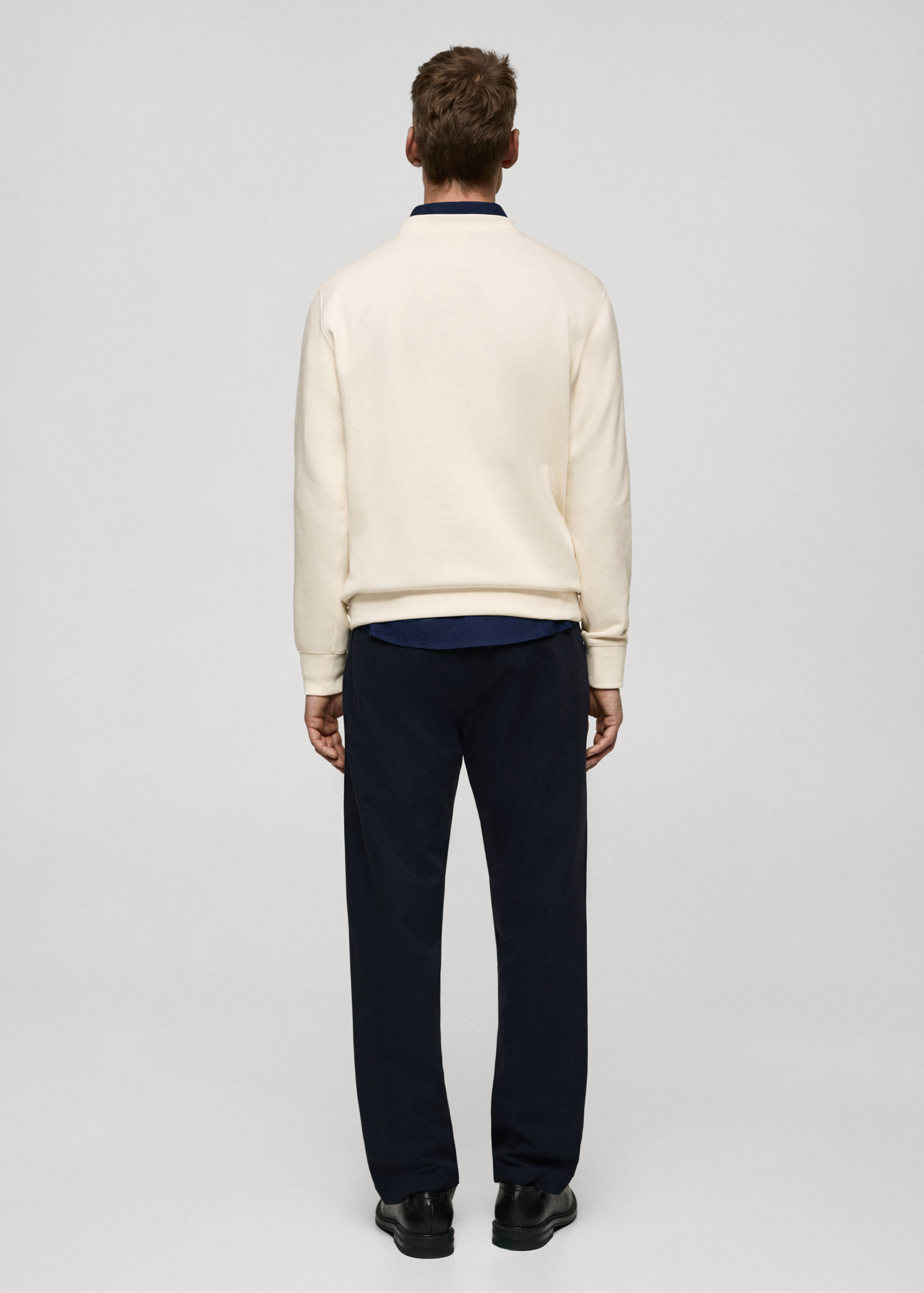 Graphic-print cotton sweatshirt - Reverse of the article