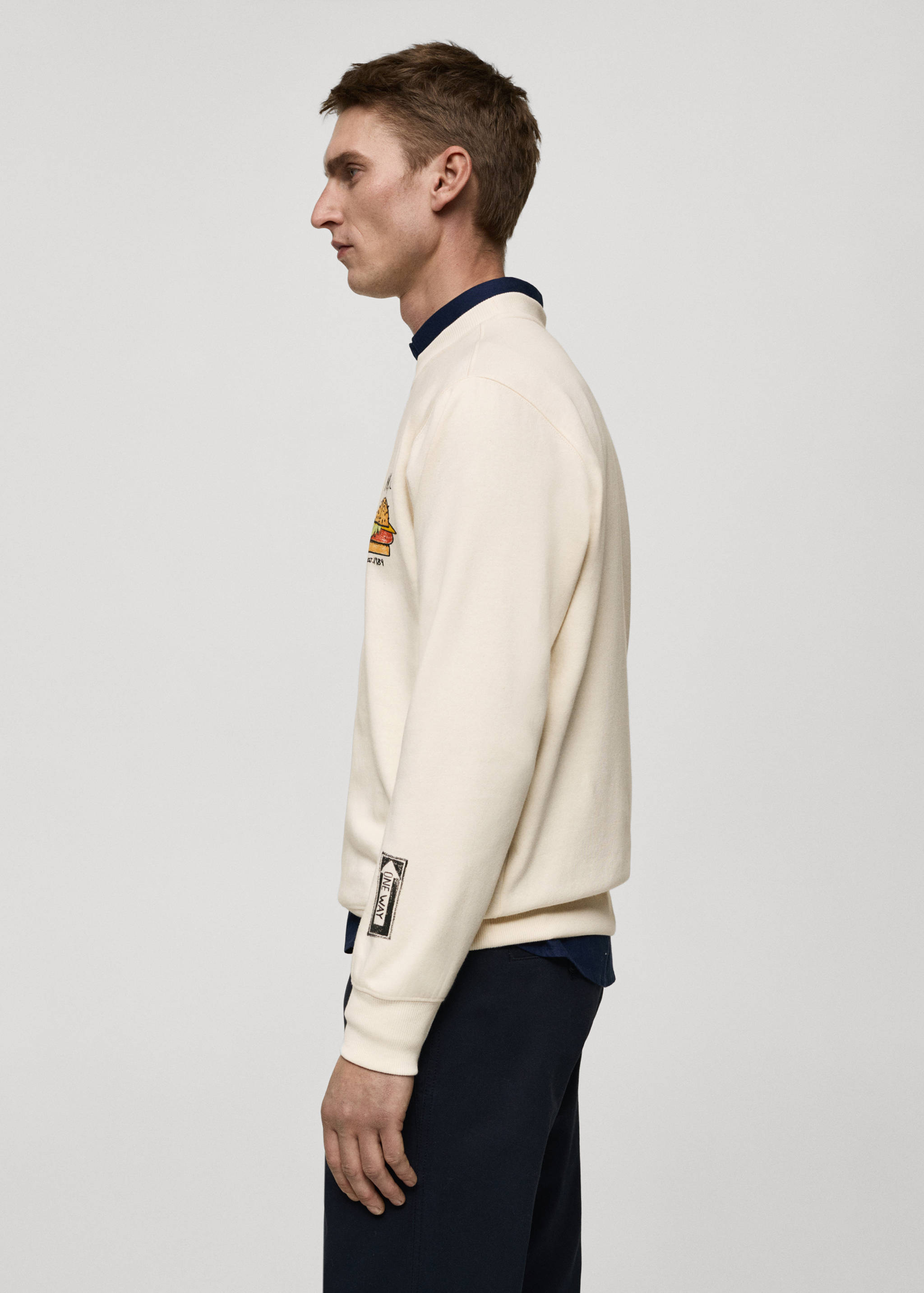 Graphic-print cotton sweatshirt - Details of the article 2