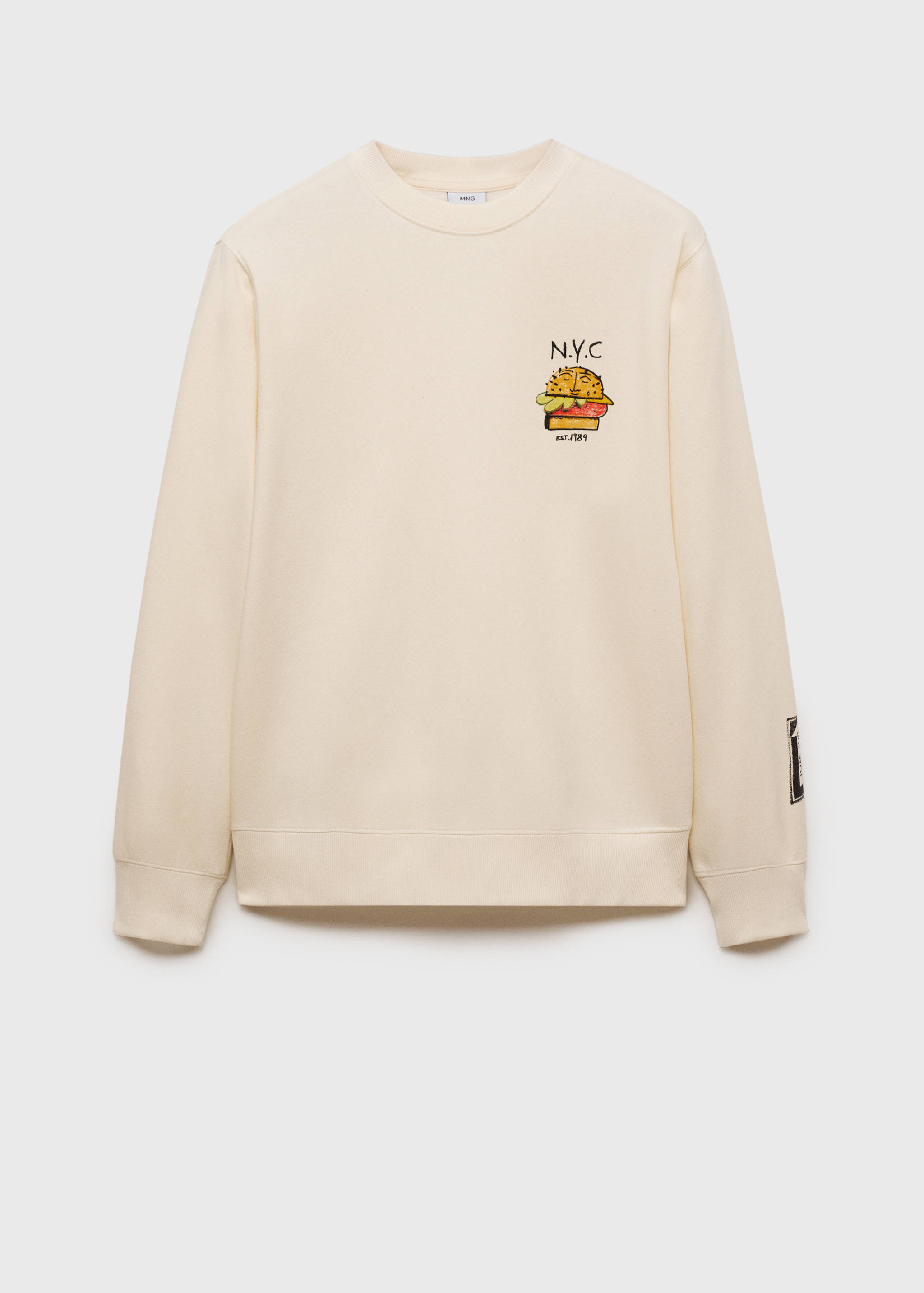 Graphic-print cotton sweatshirt - Article without model