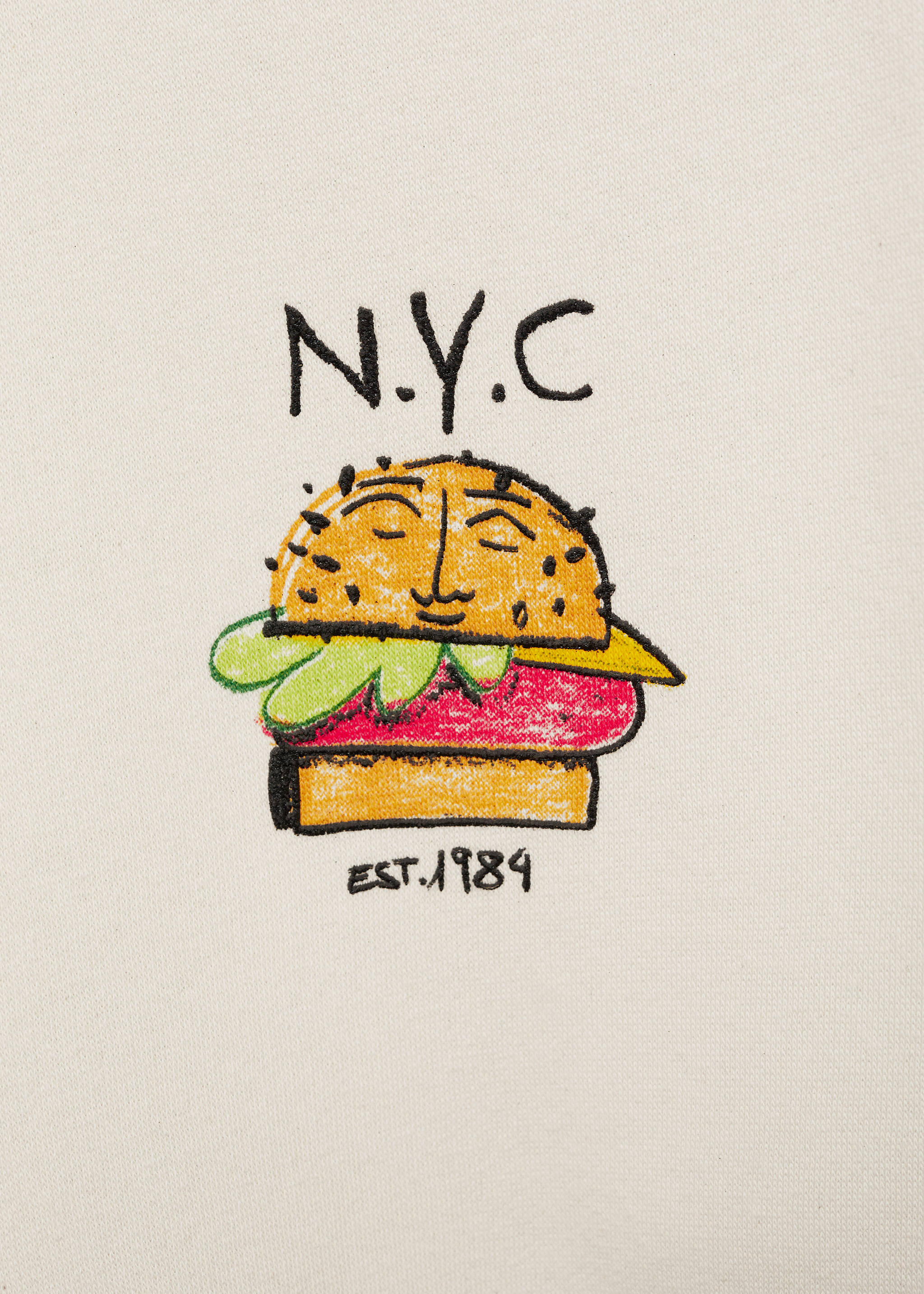 Graphic-print cotton sweatshirt - Details of the article 8