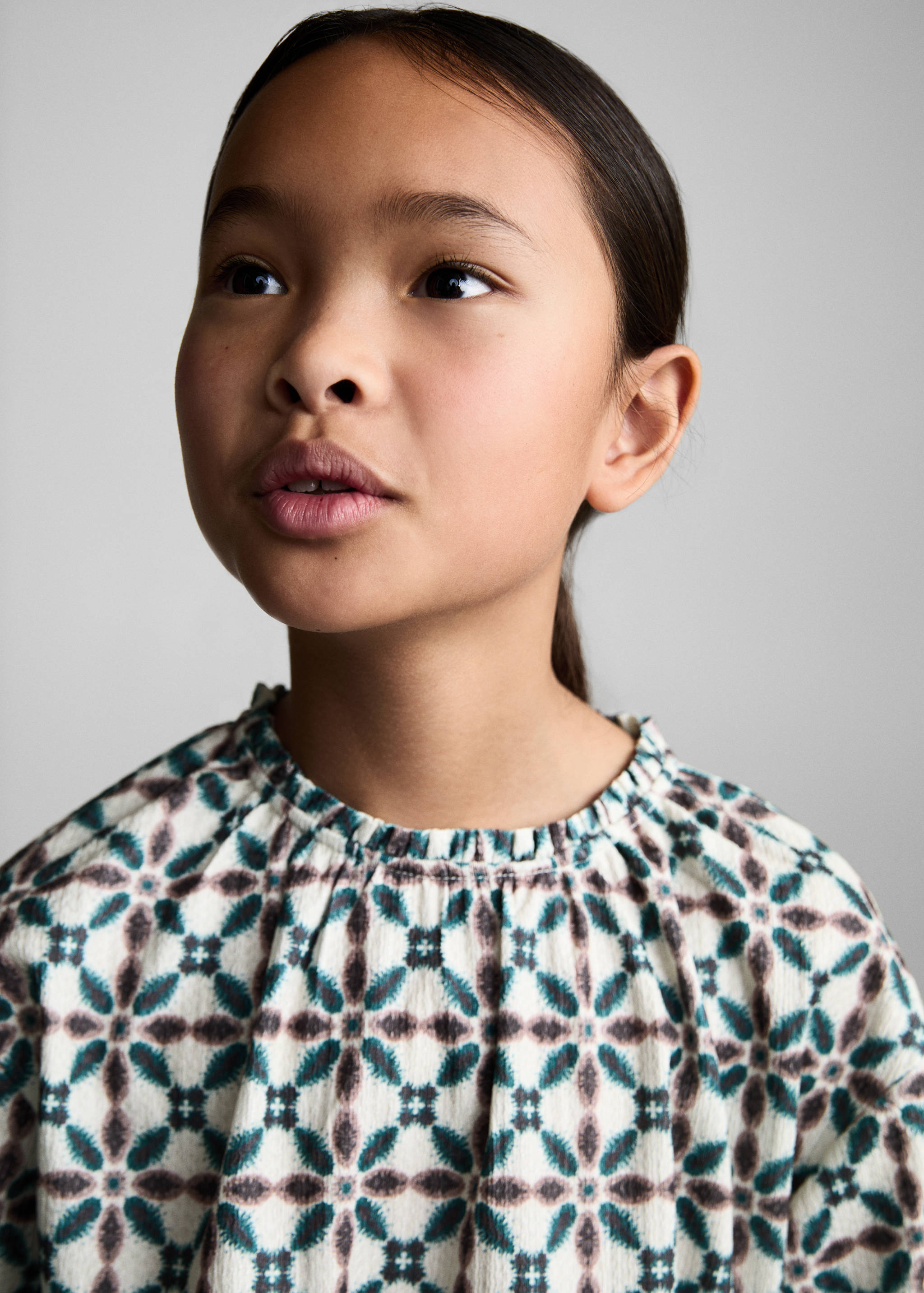 Geometric print blouse - Details of the article 1