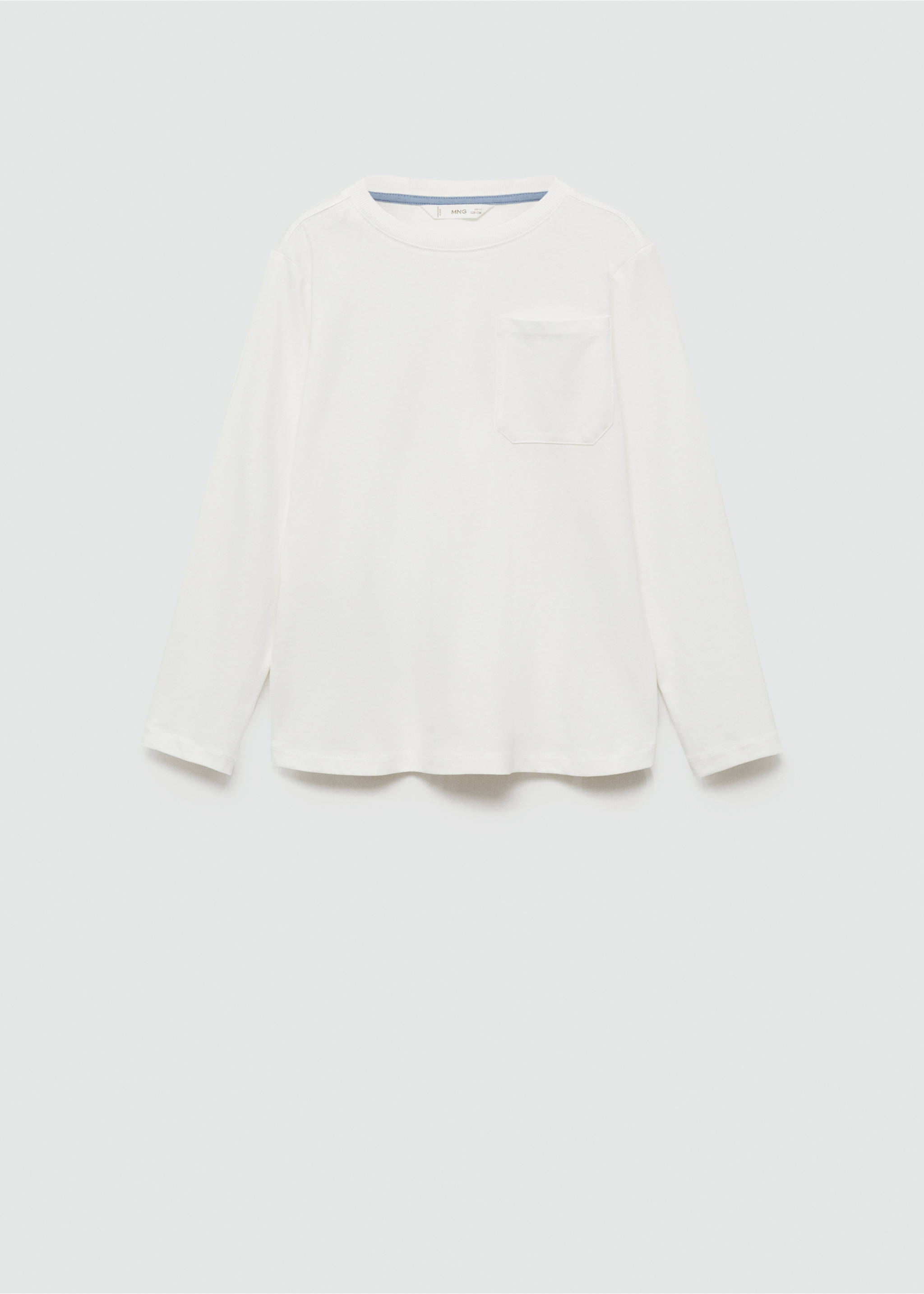 Basic T-shirt - Article without model, Off White. Ref: 87030649-00.