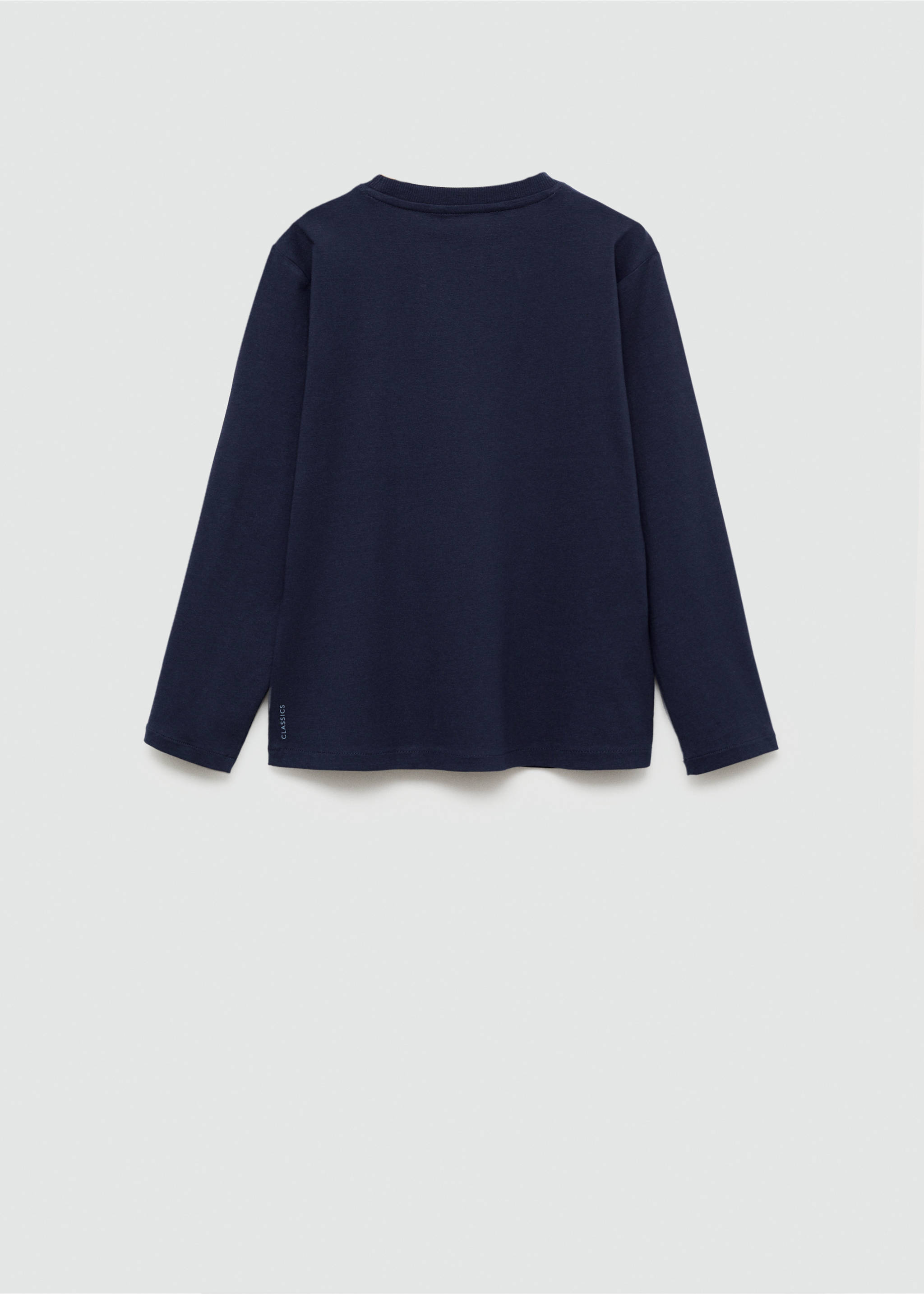 Basic T-shirt - Reverse of the article, Dark Navy. Ref: 87030649-00.