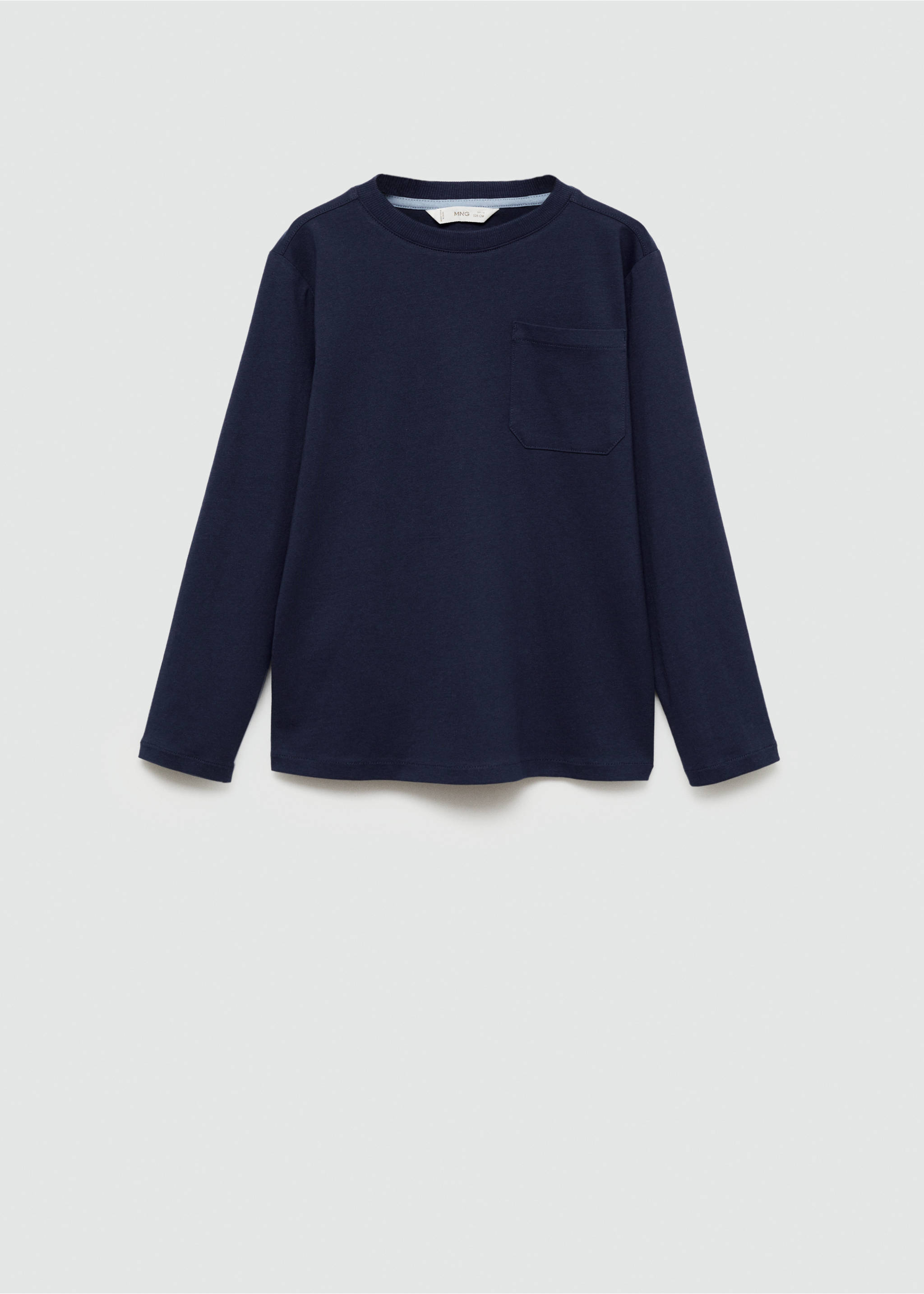 Basic T-shirt - Article without model, Dark Navy. Ref: 87030649-00.