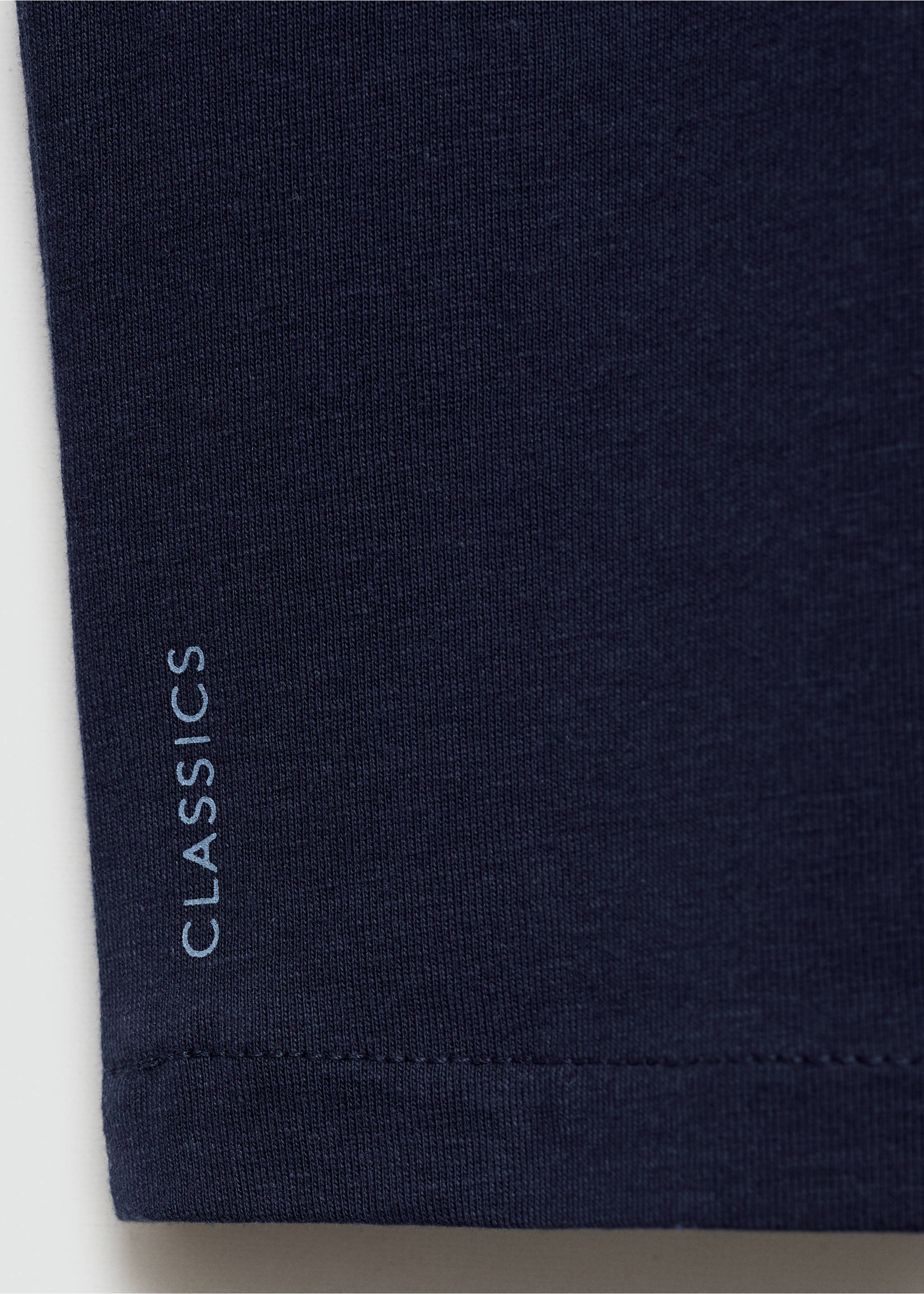 Basic T-shirt - Details of the article 0, Dark Navy. Ref: 87030649-00.
