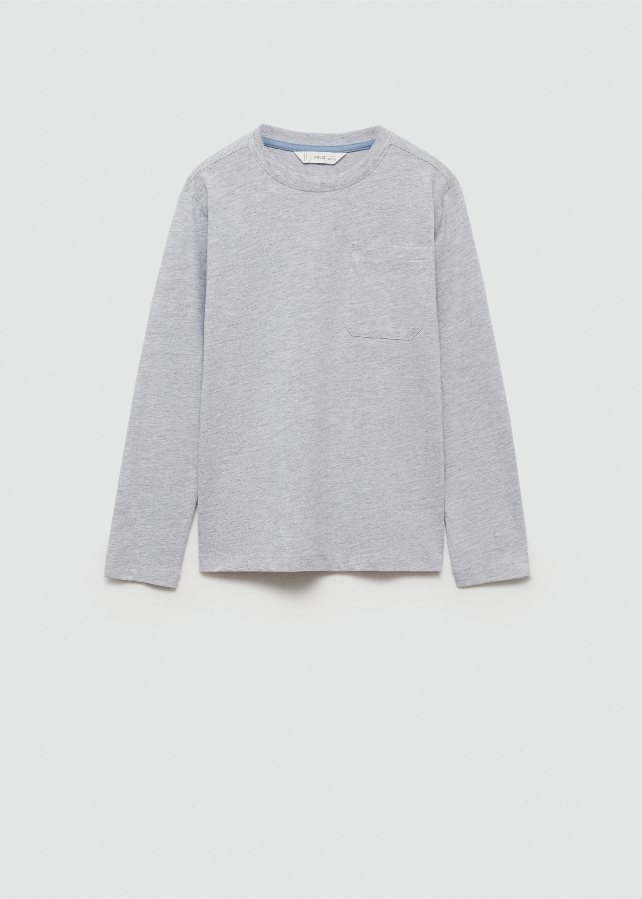 Basic T-shirt - Article without model, Medium Heather Grey. Ref: 87030649-00.