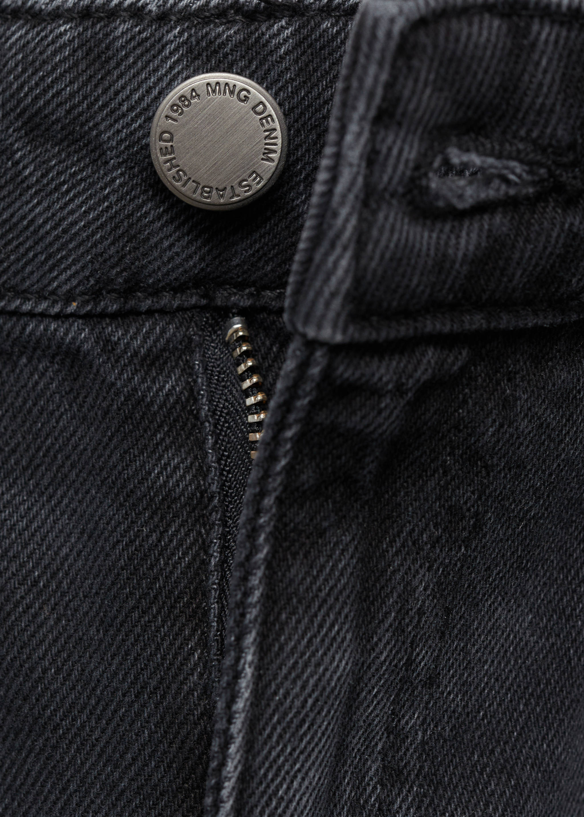 High-waisted wideleg jeans - Details of the article 8