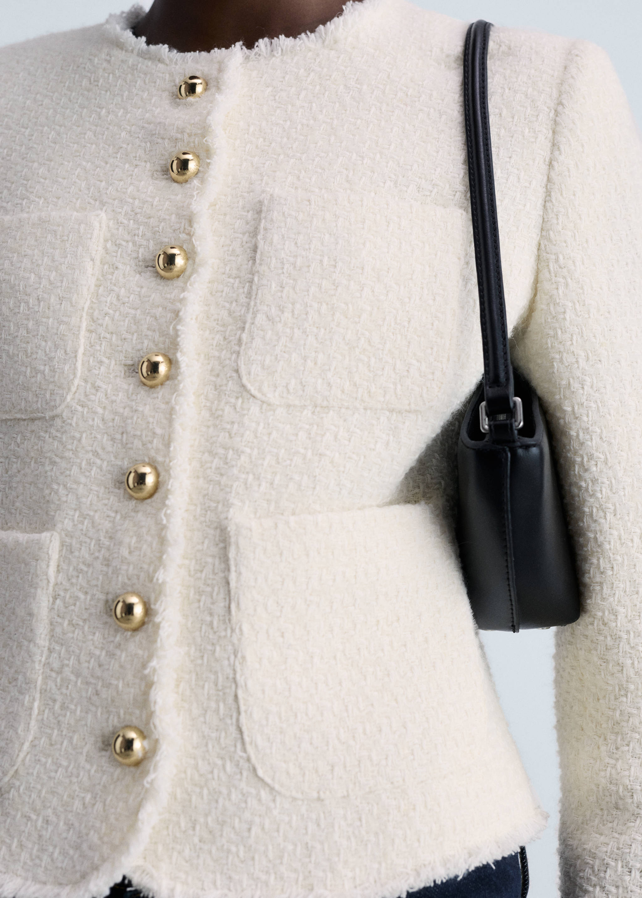 Tweed jacket with jewel buttons - Details of the article 6