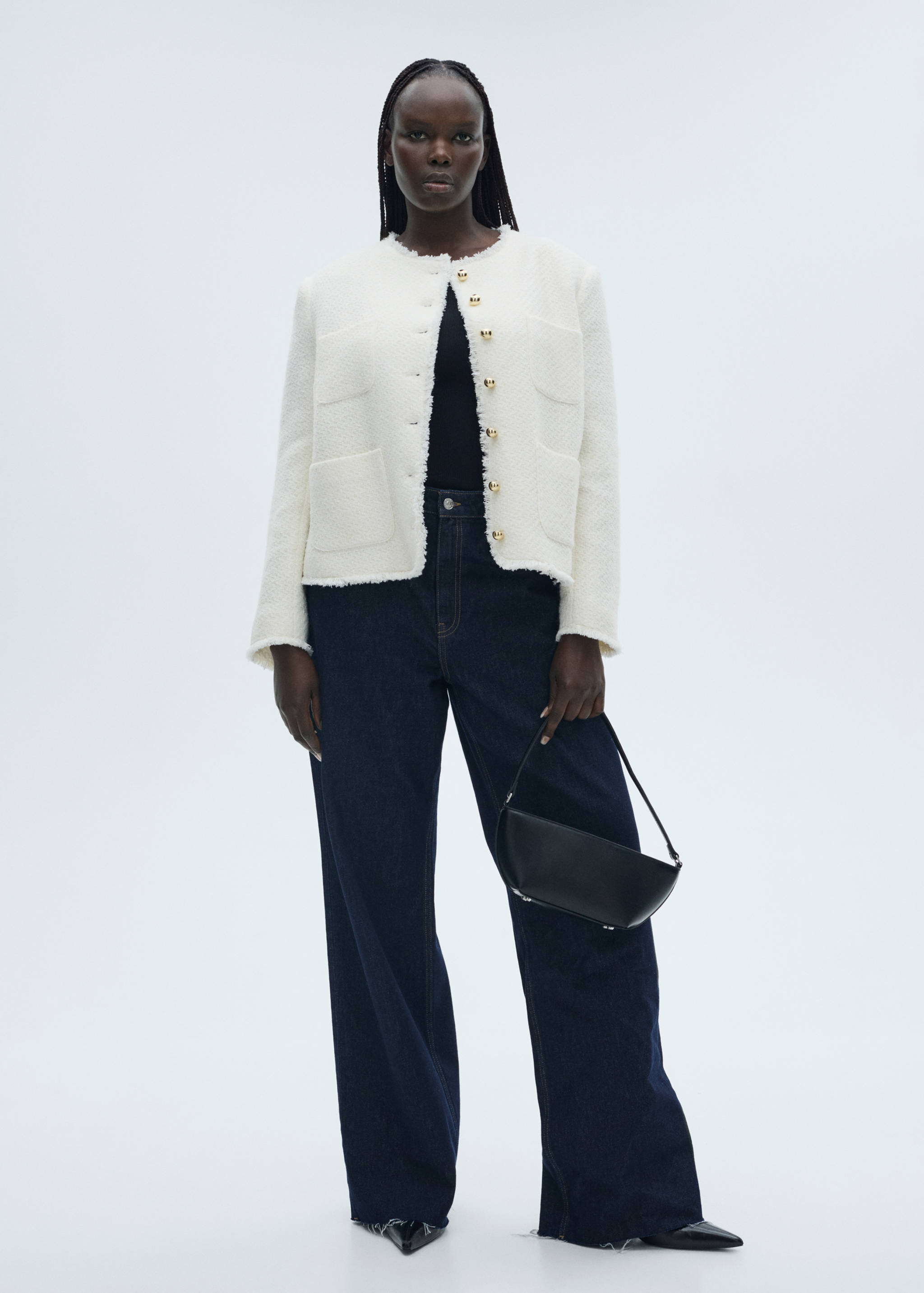 Tweed jacket with jewel buttons - Details of the article 3