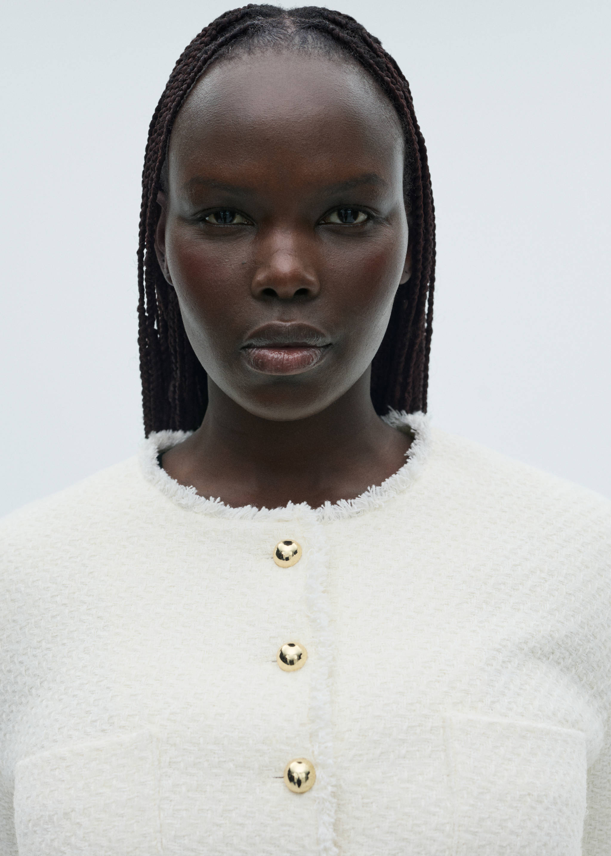 Tweed jacket with jewel buttons - Details of the article 4