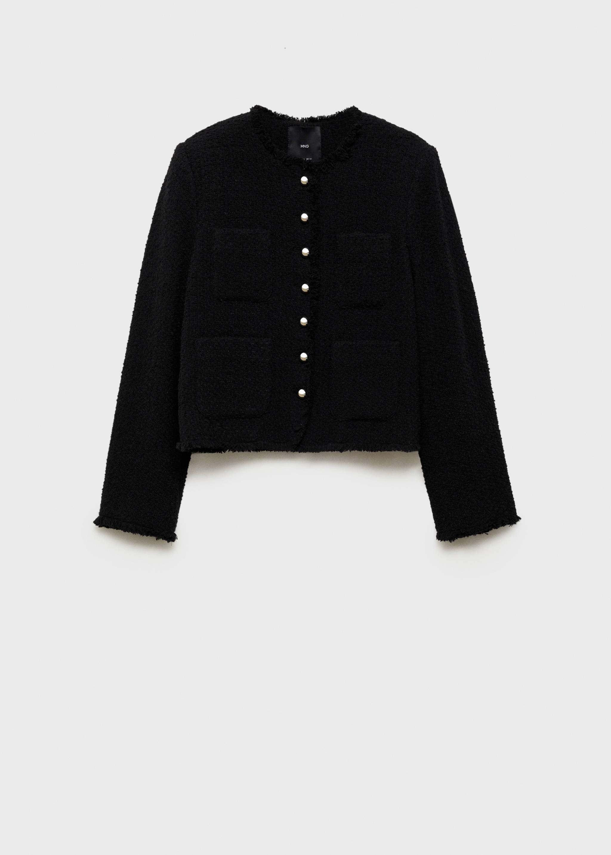 Tweed jacket with jewel buttons - Article without model