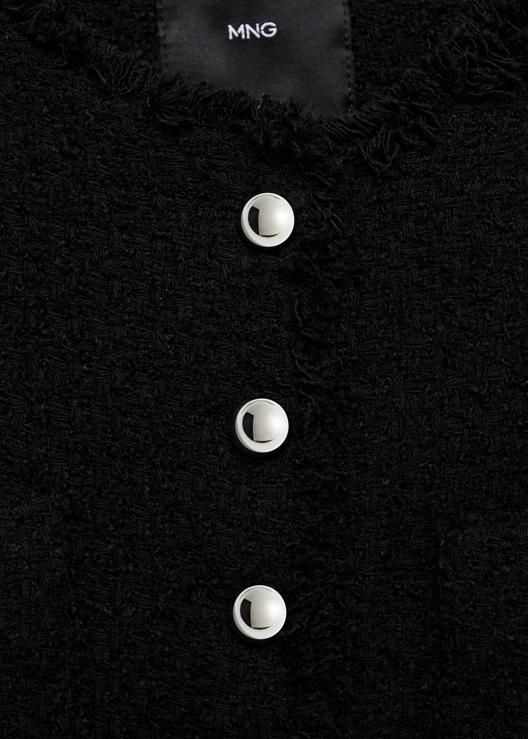 Tweed jacket with jewel buttons - Details of the article 8