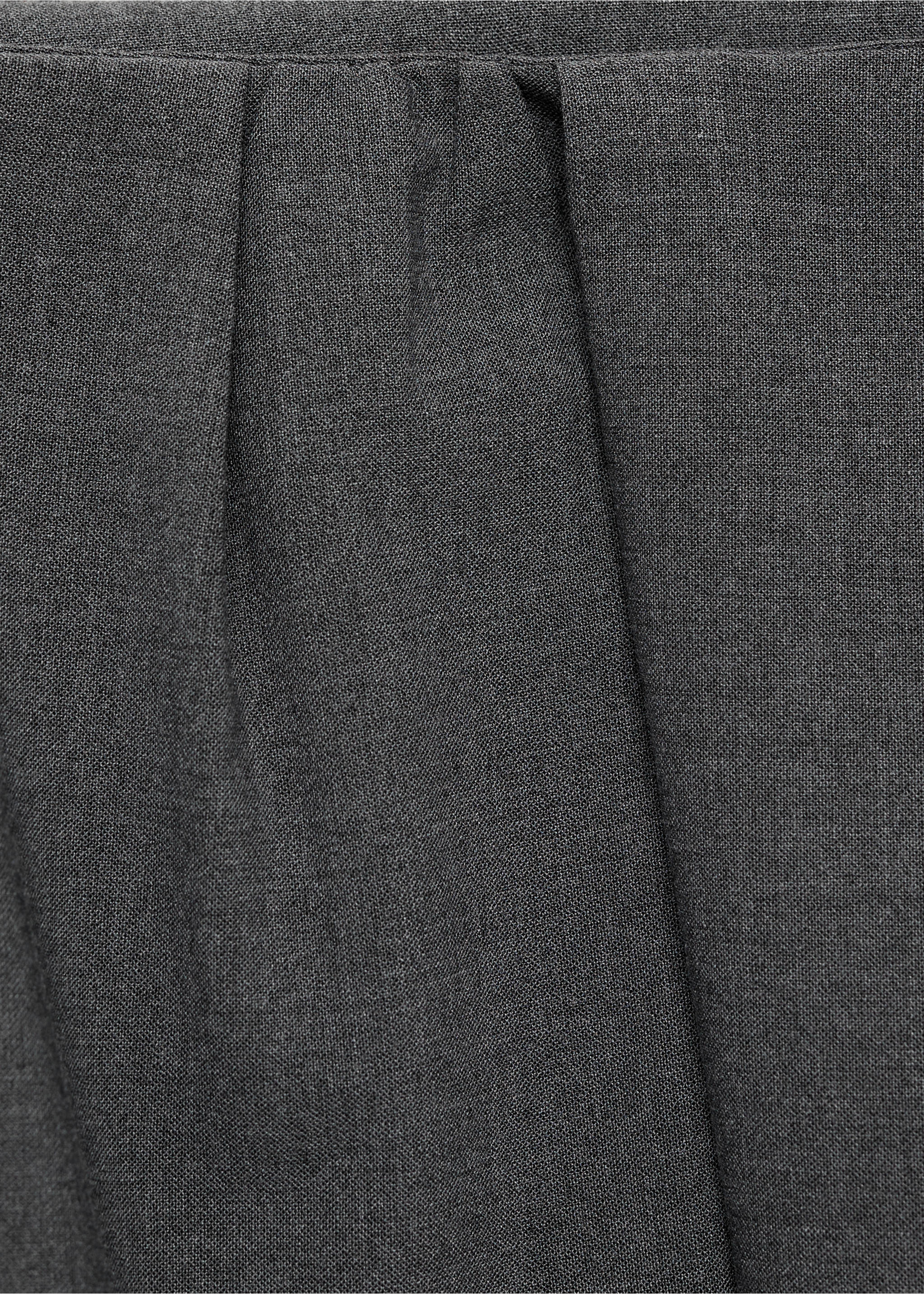 Jupe évasée plissée - Détail de l'article 8, Gris. Ref: 87030654-00.