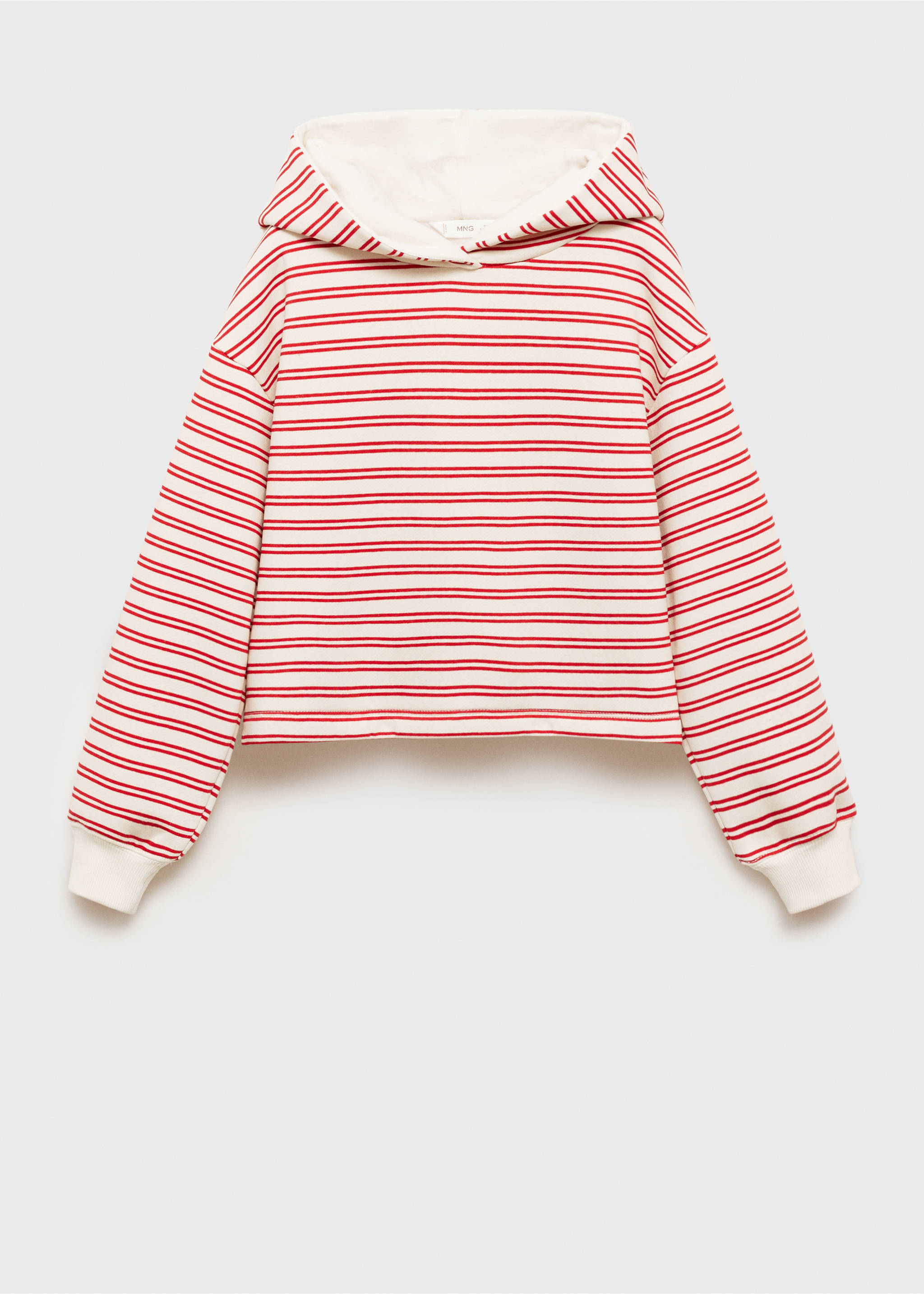 Gestreepte hoodie - Artikel zonder model, Rood. Ref: 87030656-00.