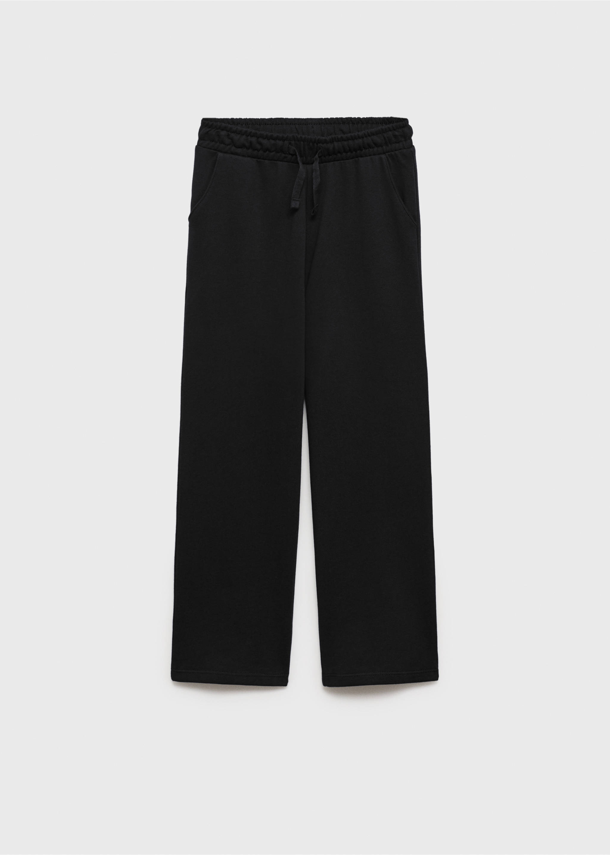 Cotton jogger-style trousers - Article without model, Black. Ref: 87031046-00.