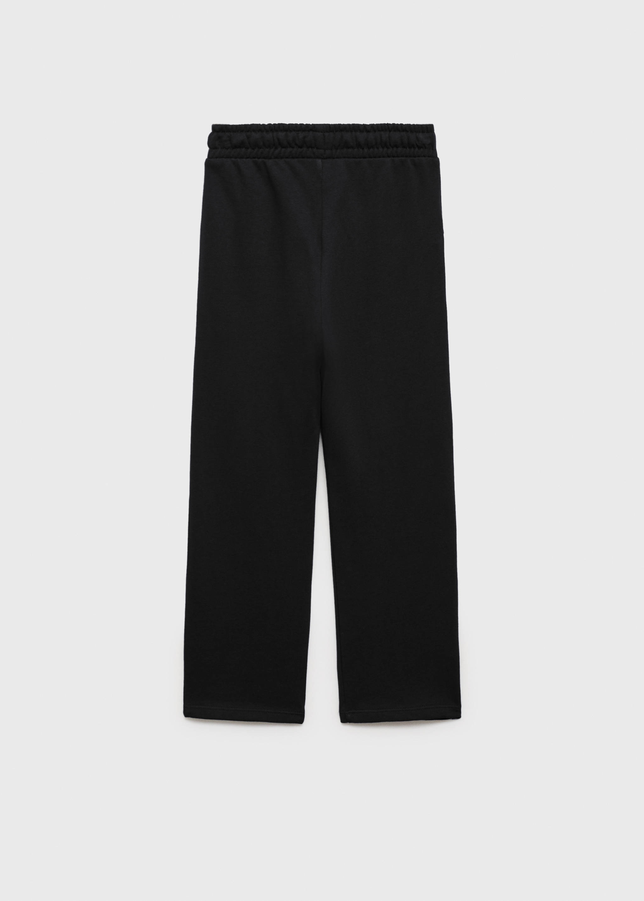 Cotton jogger-style trousers - Reverse of the article