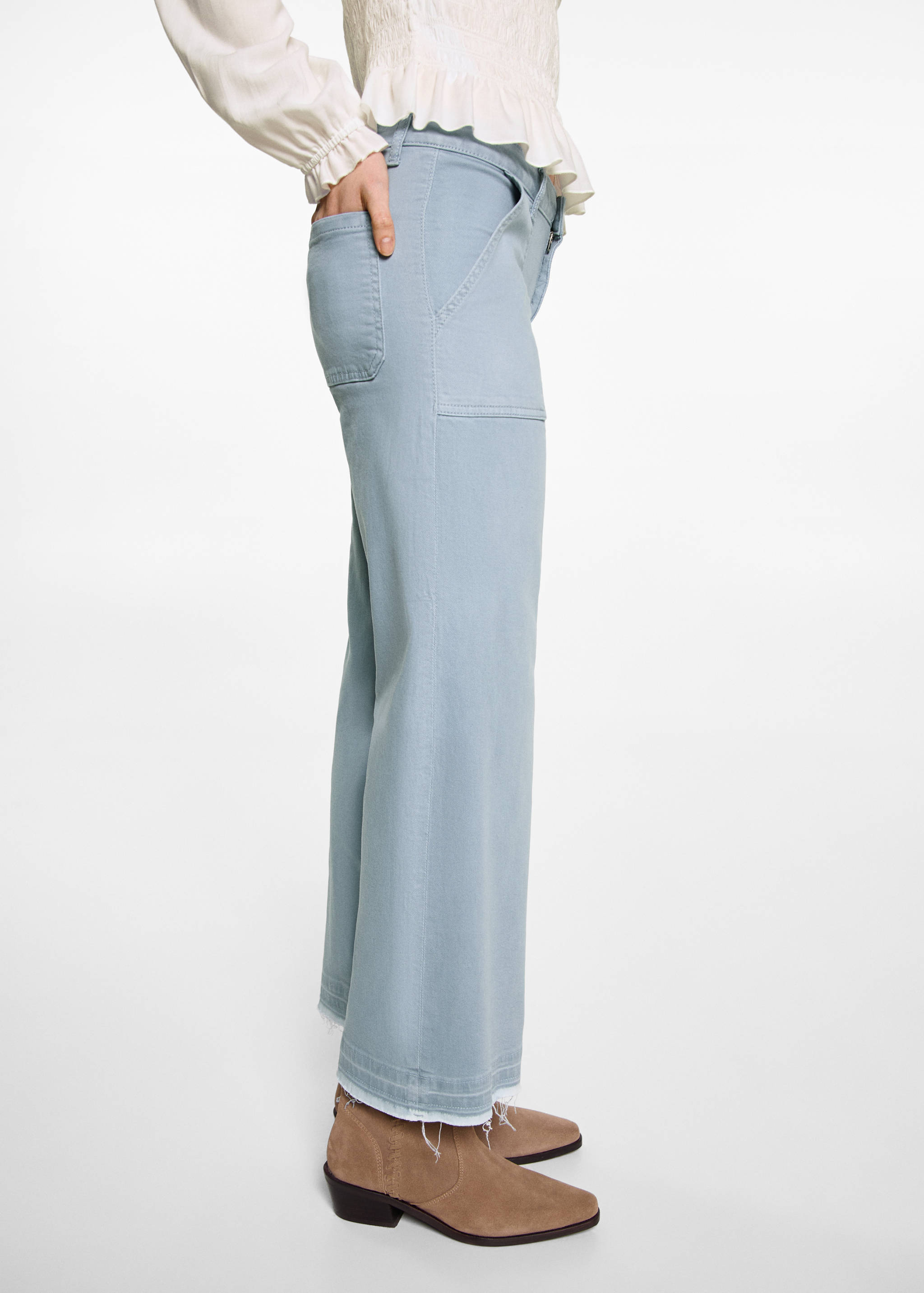 Jean style jupe-culotte poches - Détail de l'article 3