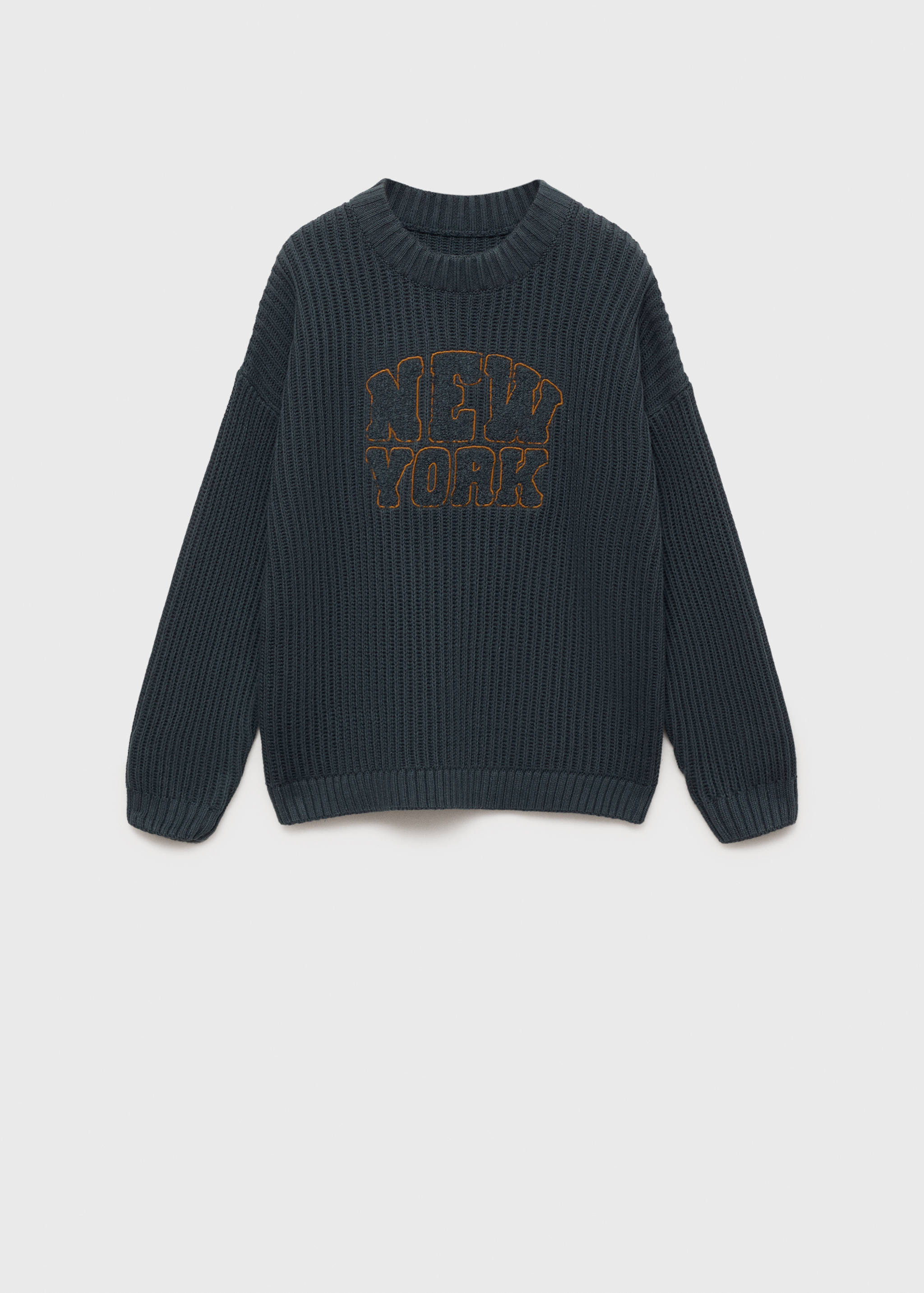 Message knitted sweater - Article without model