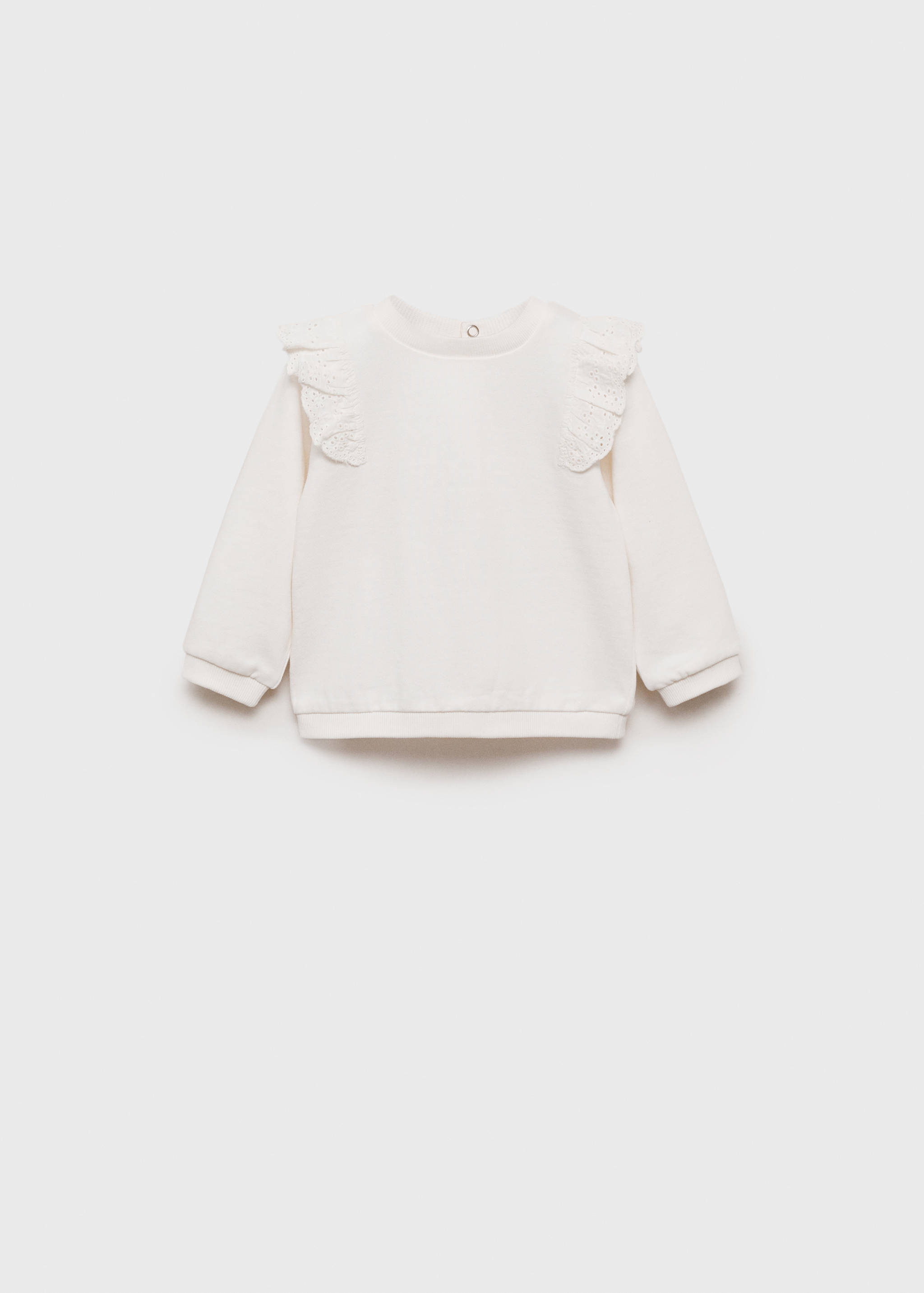 Sudadera bordada volantes - Artículo sin modelo