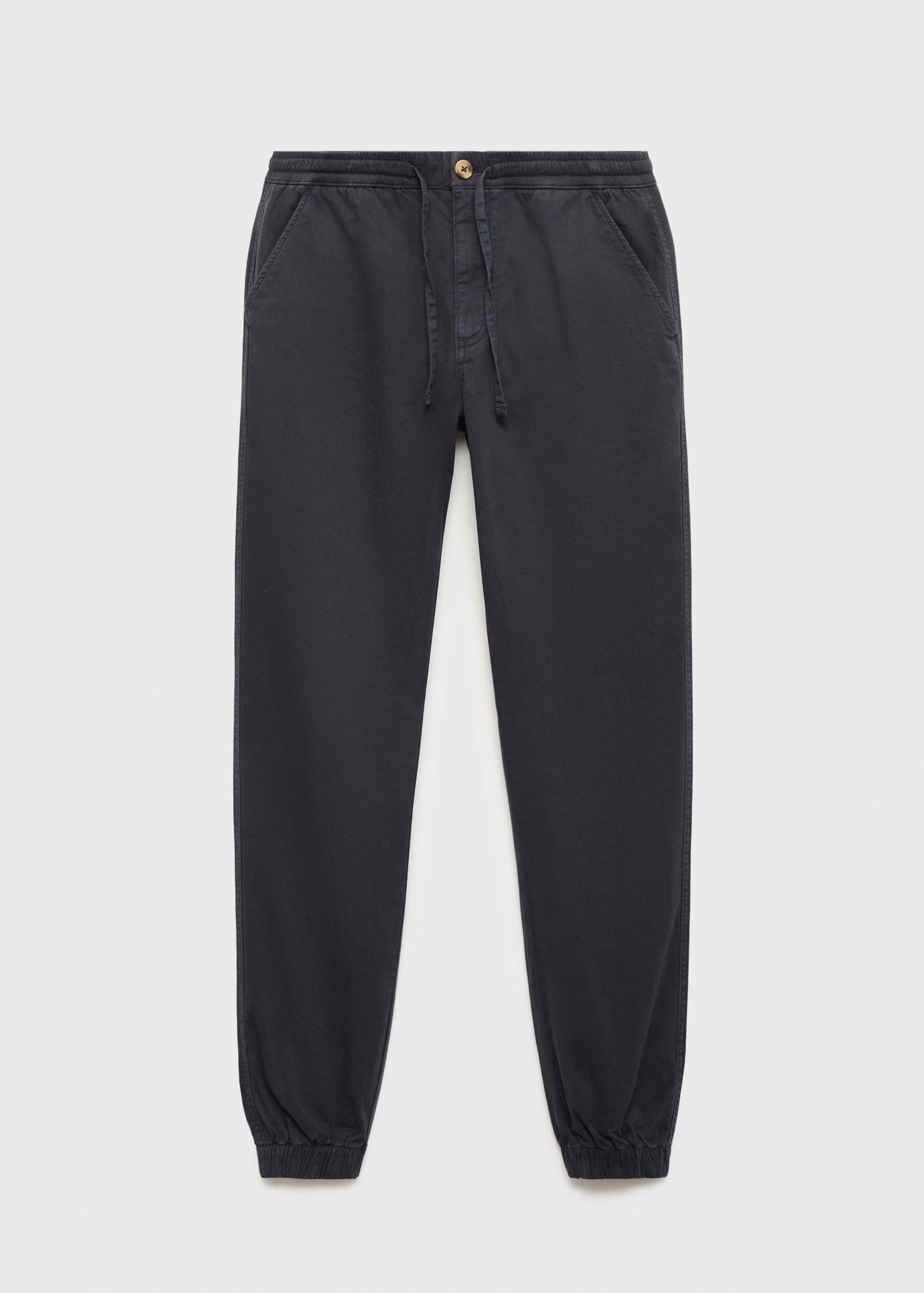 Cotton jogger-style trousers - Article without model