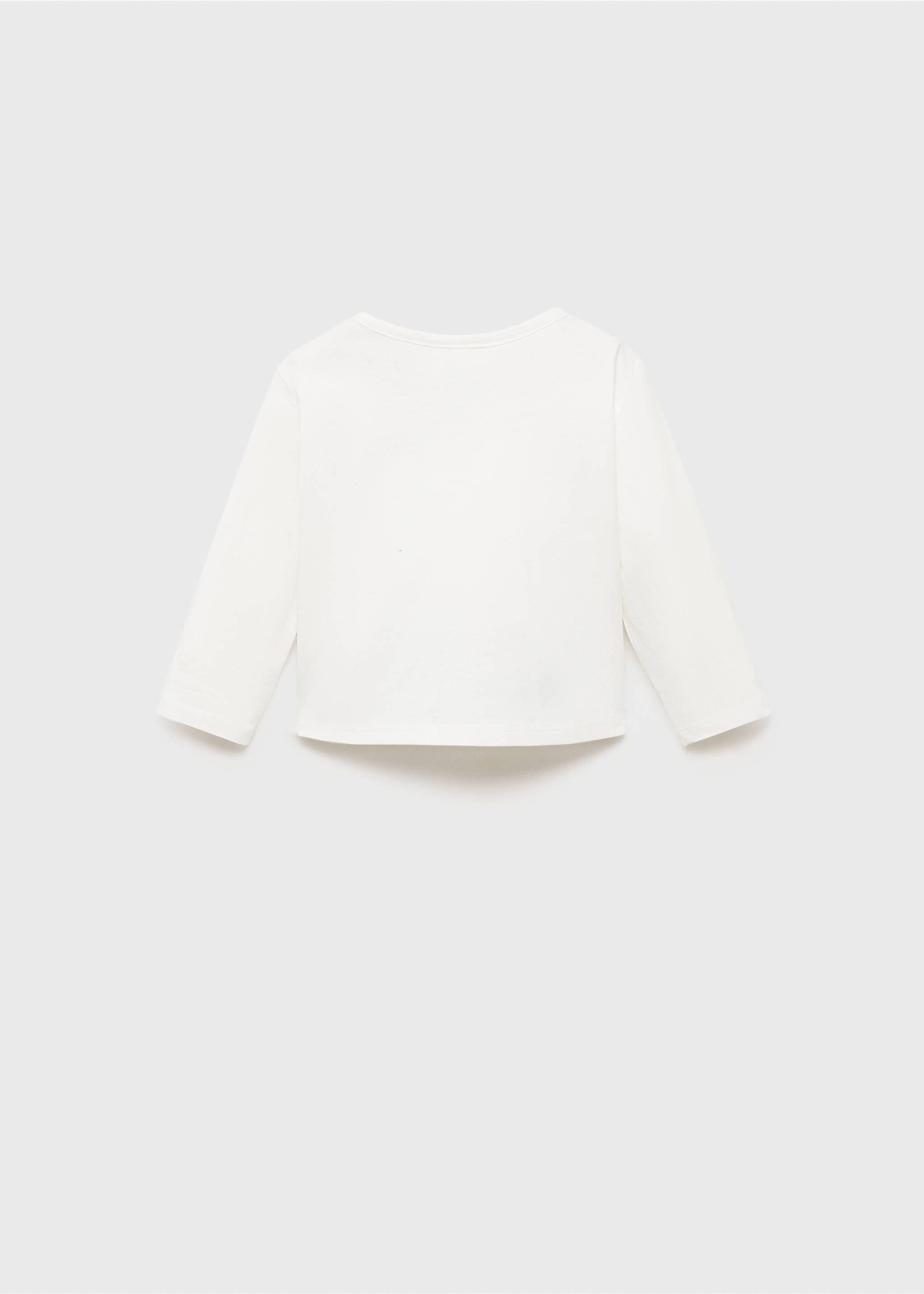 Tričko s potiskem obrázku - Zadní strana zboží, Šedobílá. Ref: 87031059-00.