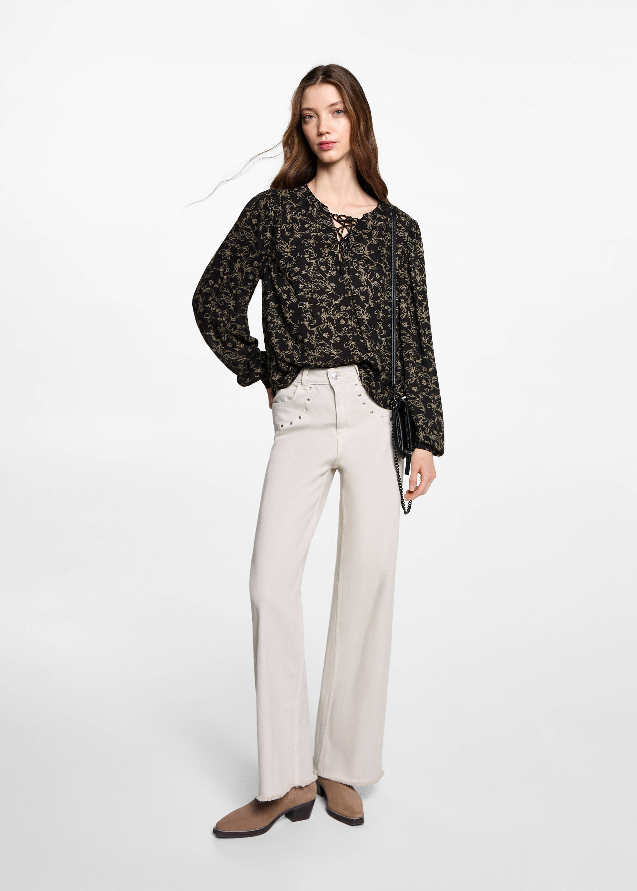 Blusa estampado floral - Plano general