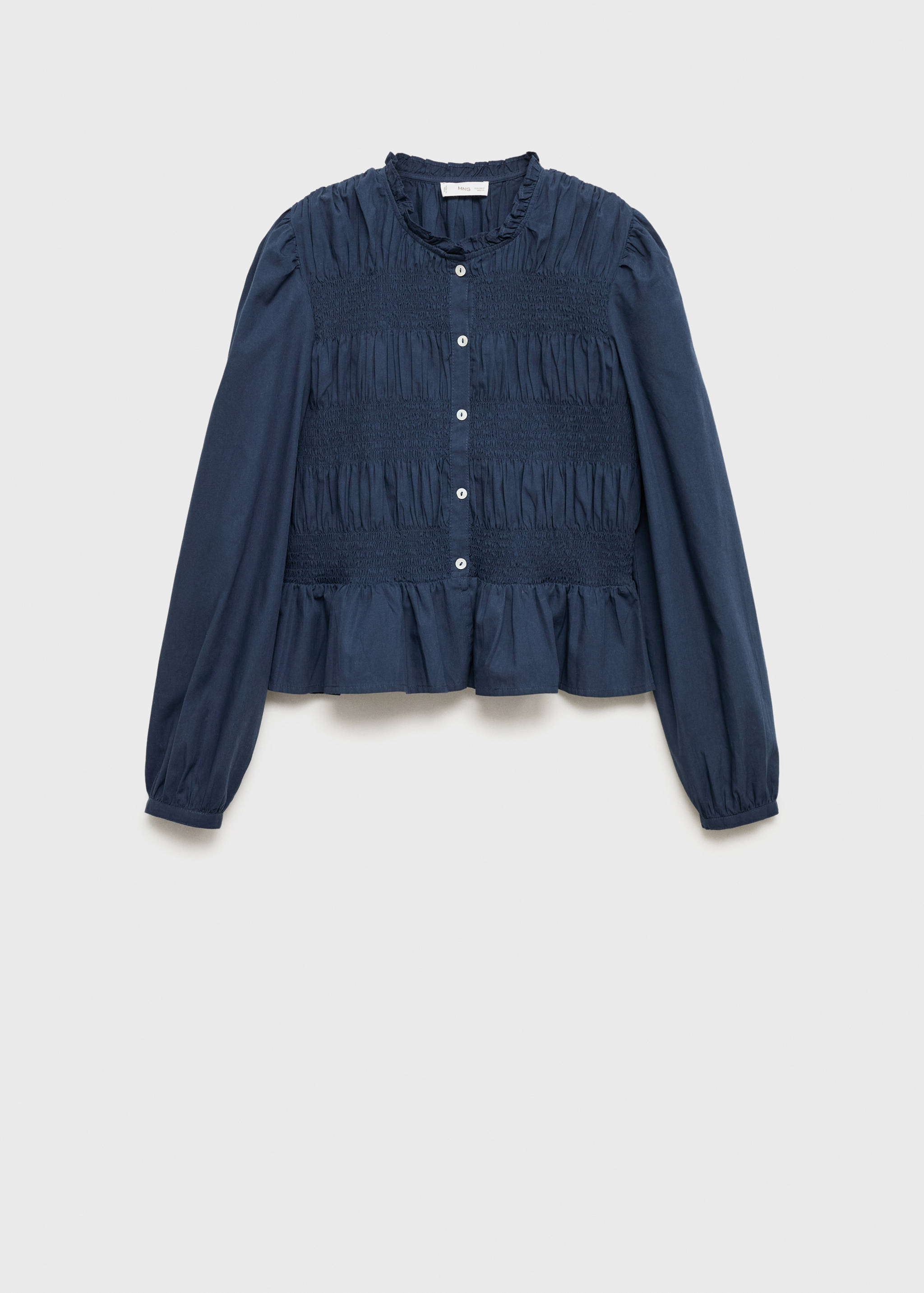 Ruffled gathered blouse - Article without model