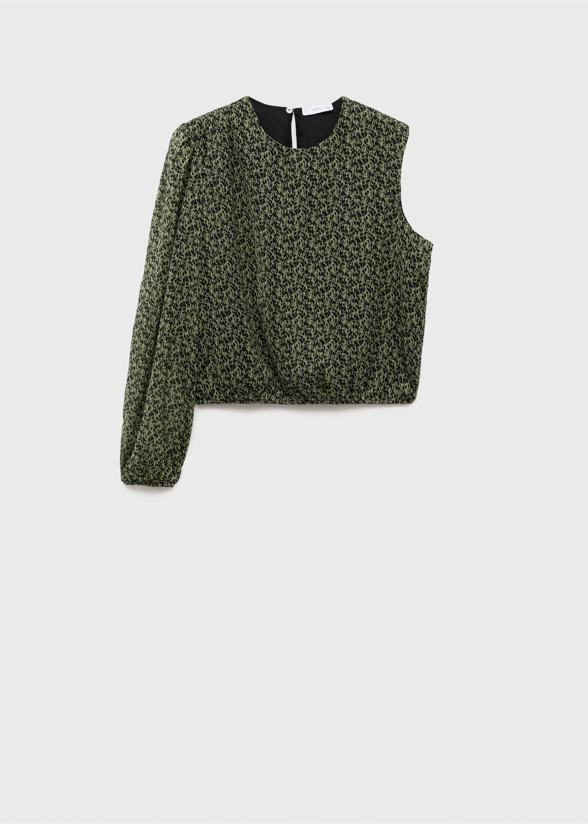 Asymmetrische Bluse - Artikel ohne Model, Schwarz. Ref: 87031515-00.