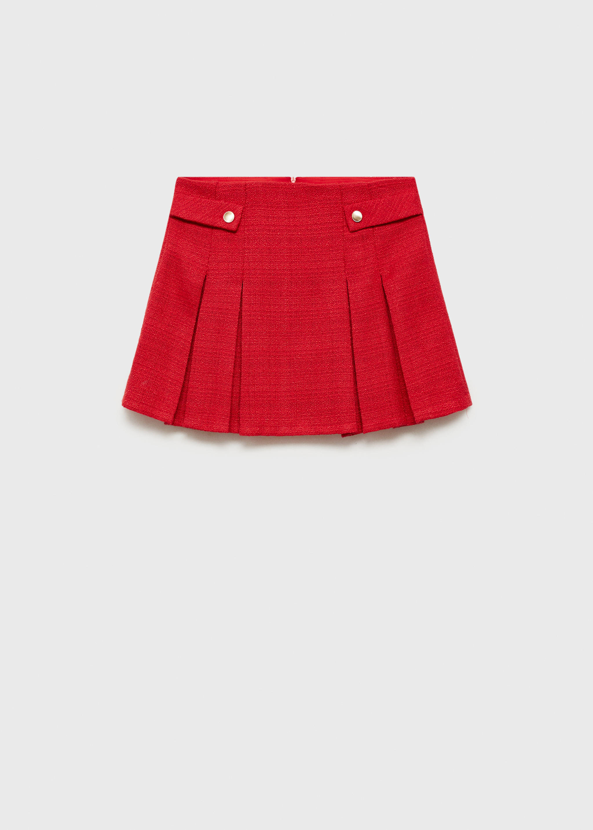 Spódnica z tweedu z zakładkami - Artykuł bez modela/modelki