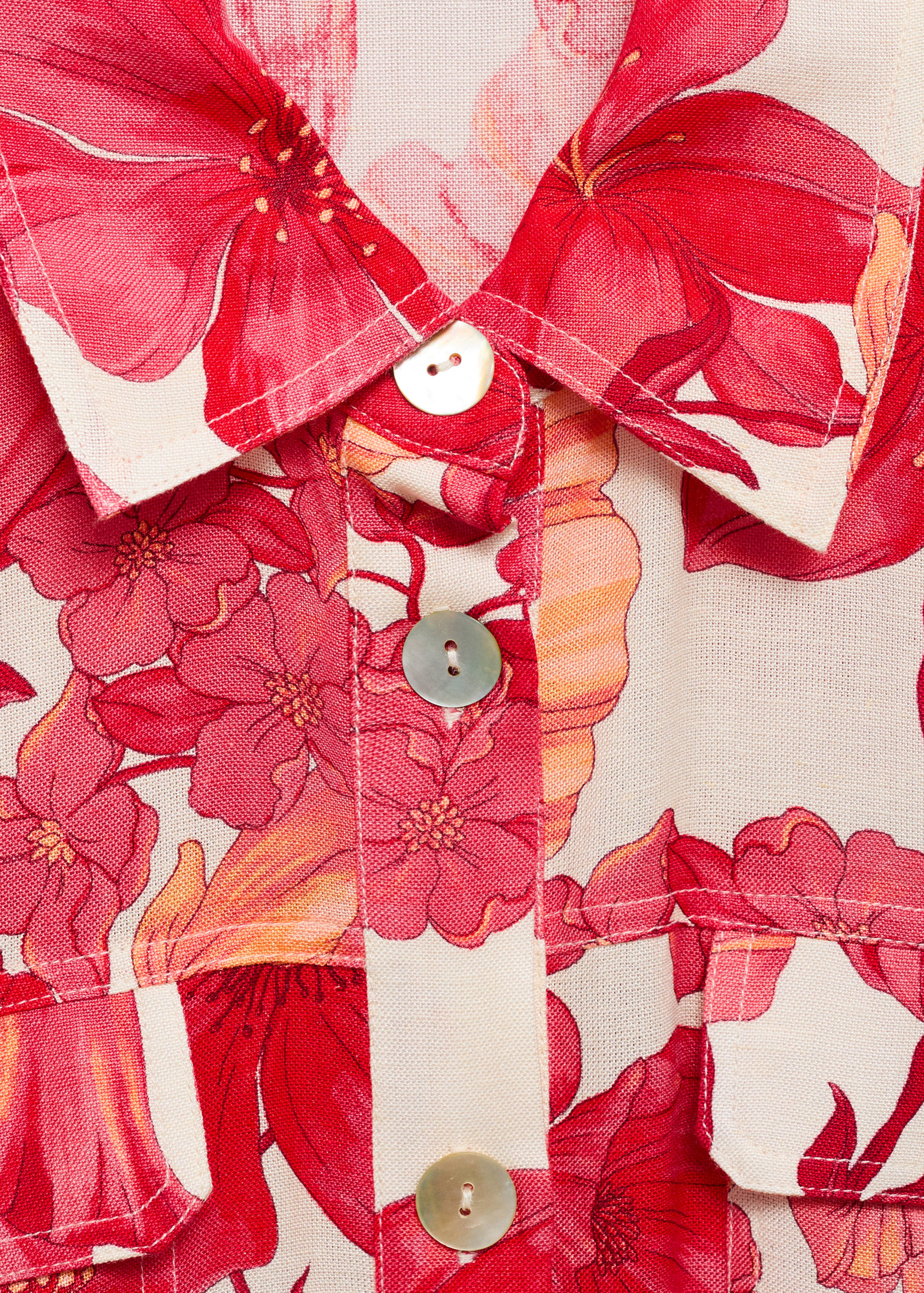 Korte jumpsuit met bloemenprint - Detail van het artikel 8