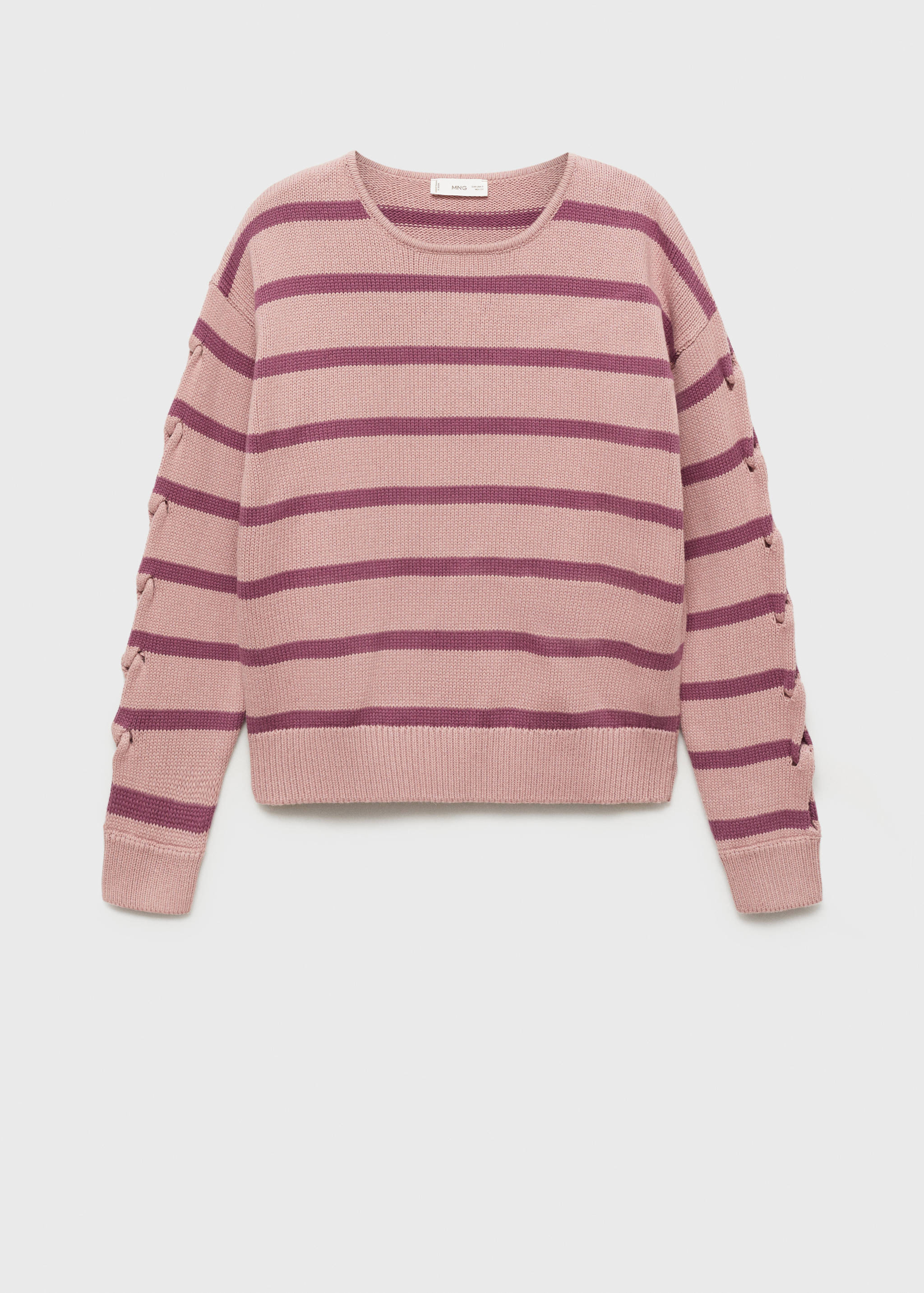 Pull-over en maille à rayures - Article sans modèle