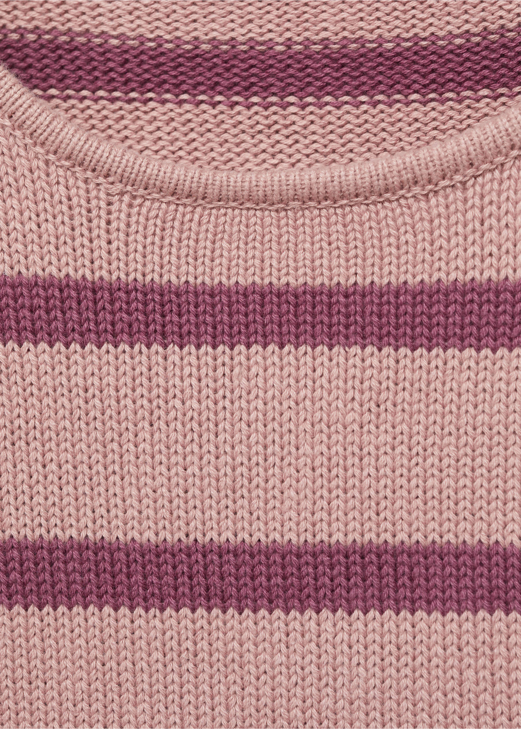 Jersei punt ratlles - Detall de l'article 8, Rosa pastel. Ref: 87032539-00.