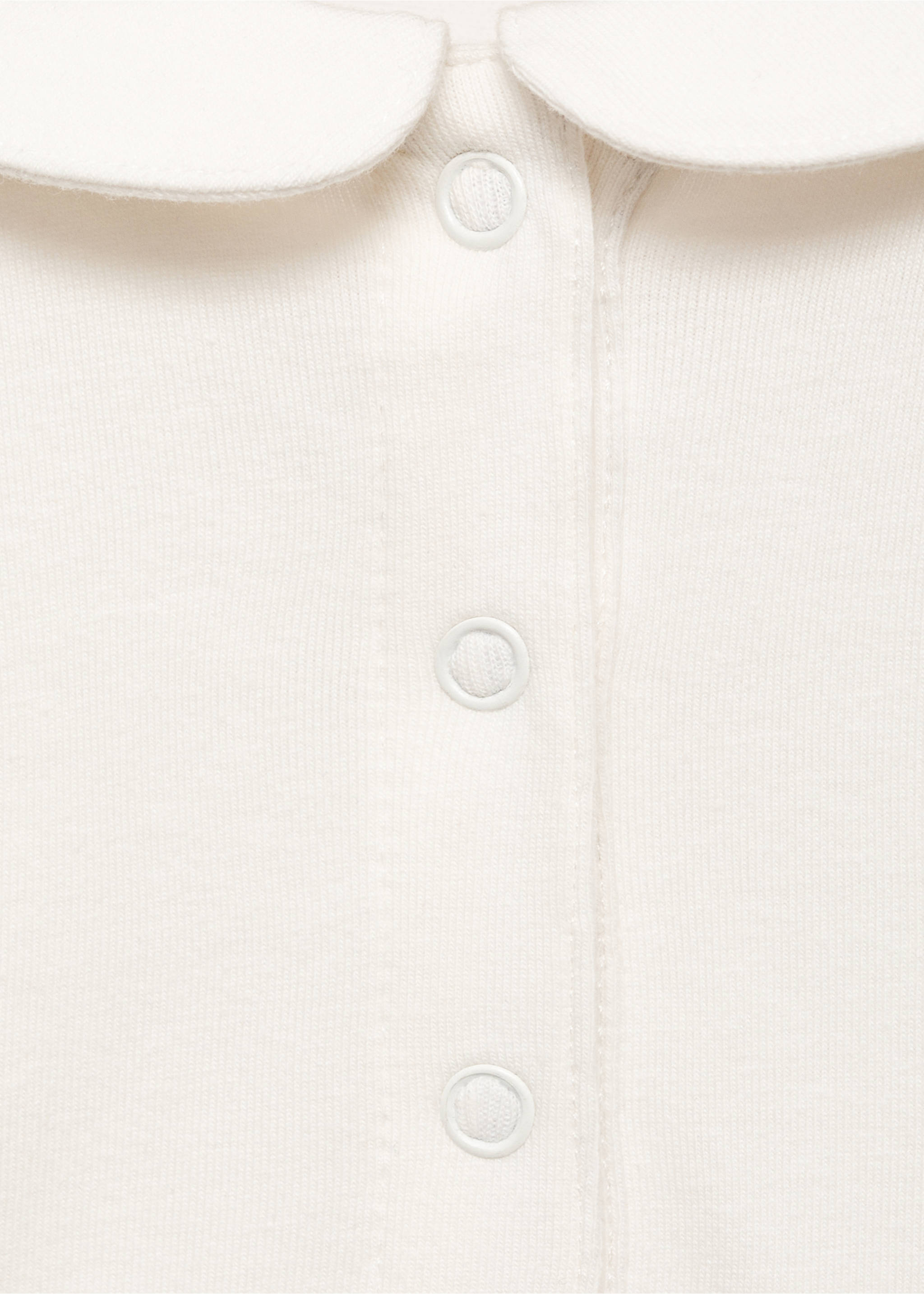 Baby-neck bodysuit - Details of the article 8, Off White. Ref: 87032544-00.