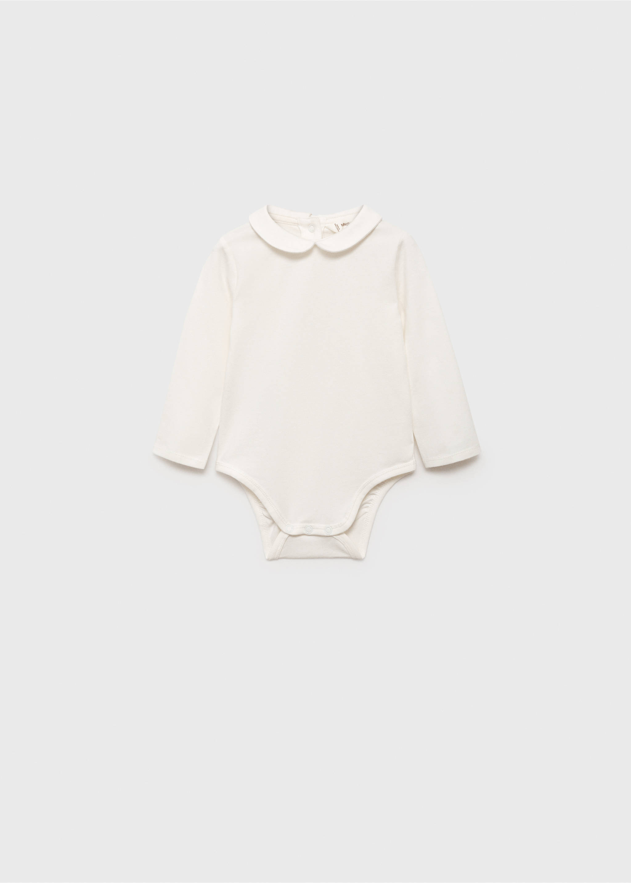 Baby-neck bodysuit - Article without model, Off White. Ref: 87032544-00.