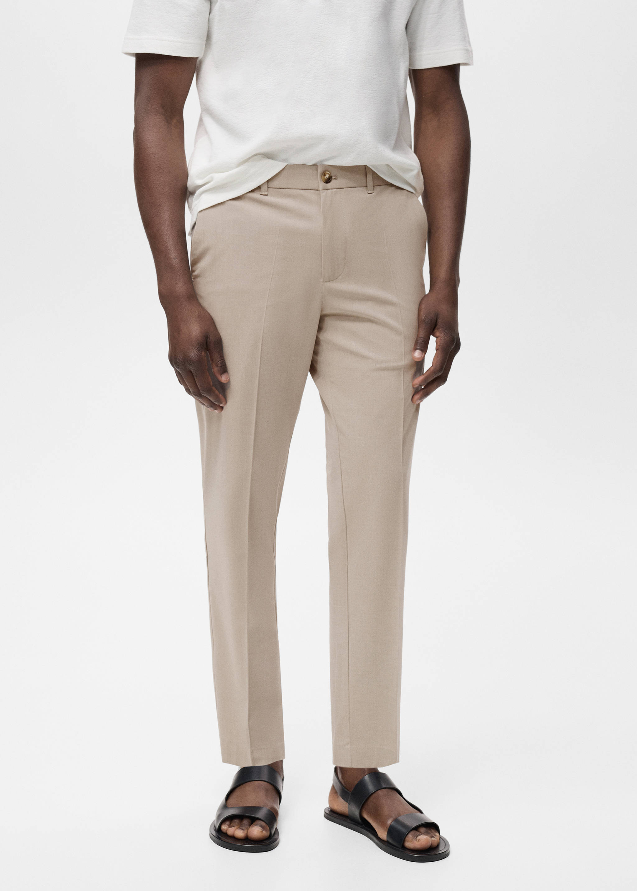 Bologna slim cropped comfort stretch pants - Medium plane