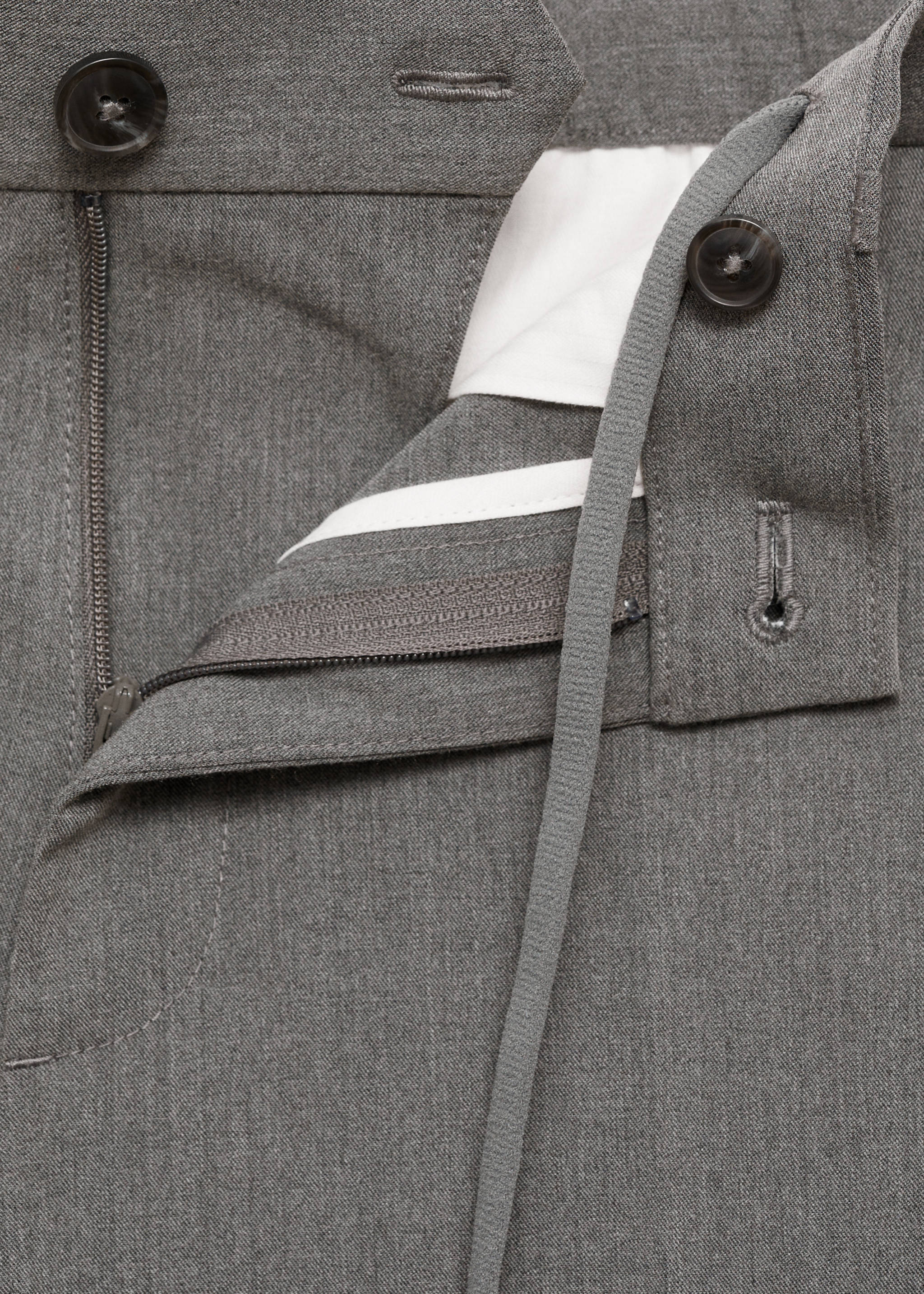 Bologna slim cropped comfort stretch pants - Details of the article 8