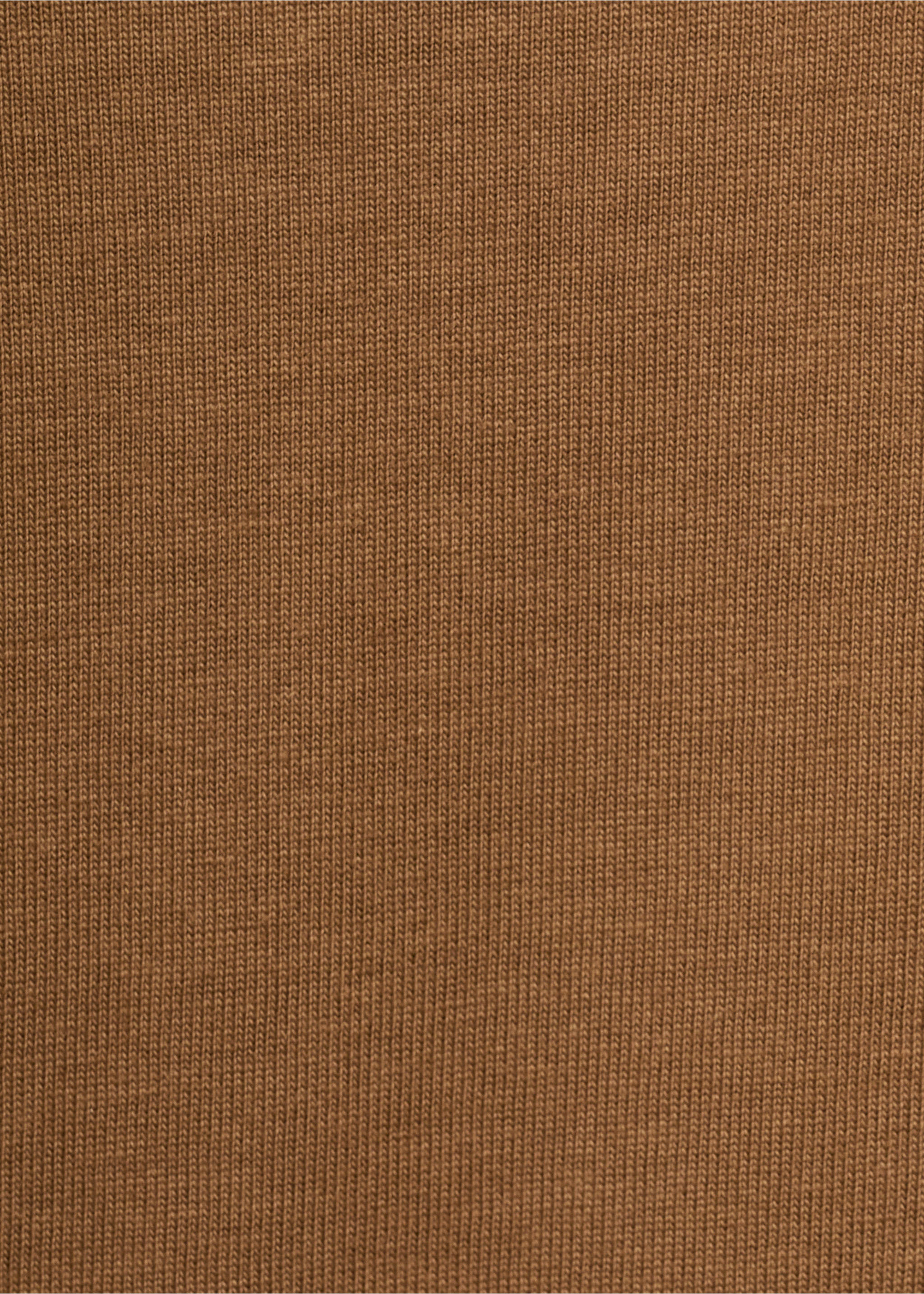 100% cotton polo sweatshirt - Details of the article 0, Medium Brown. Ref: 87032892-00.