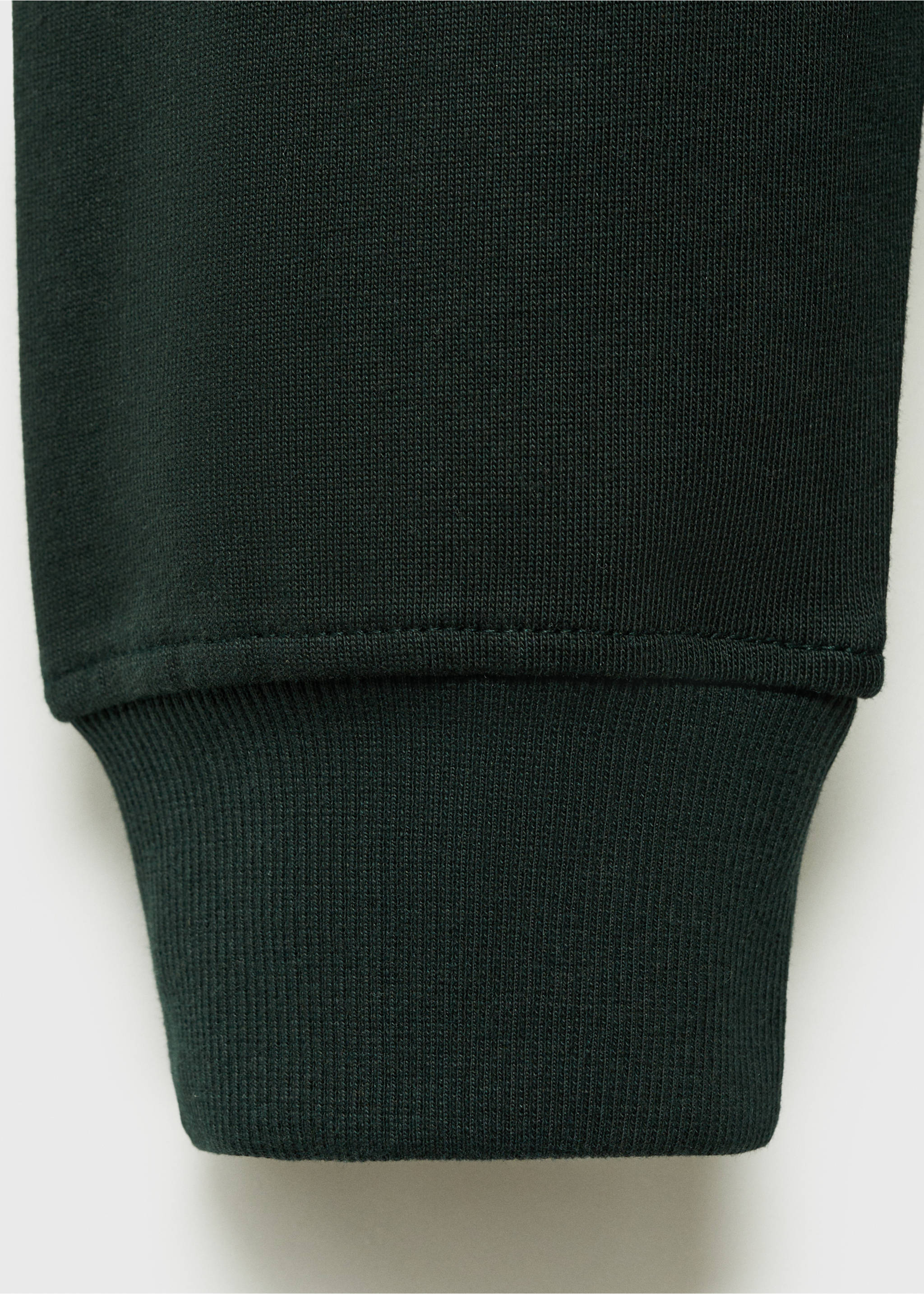 100% cotton polo sweatshirt - Details of the article 0, Green. Ref: 87032892-00.