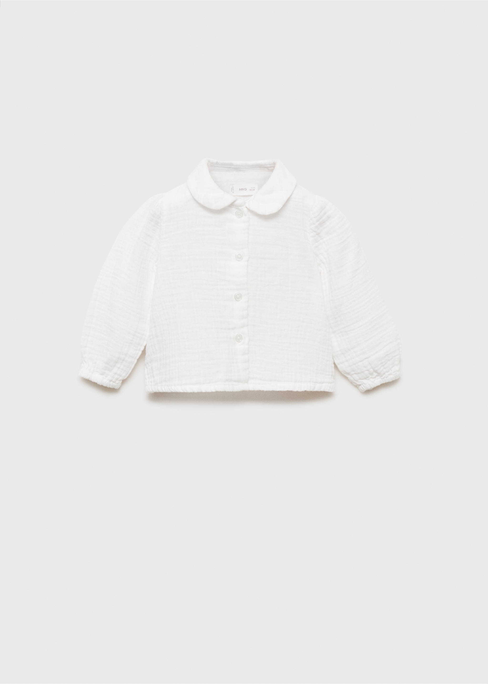 Brusa cotó bambula - Article sense model, Blanc trencat. Ref: 87032896-00.