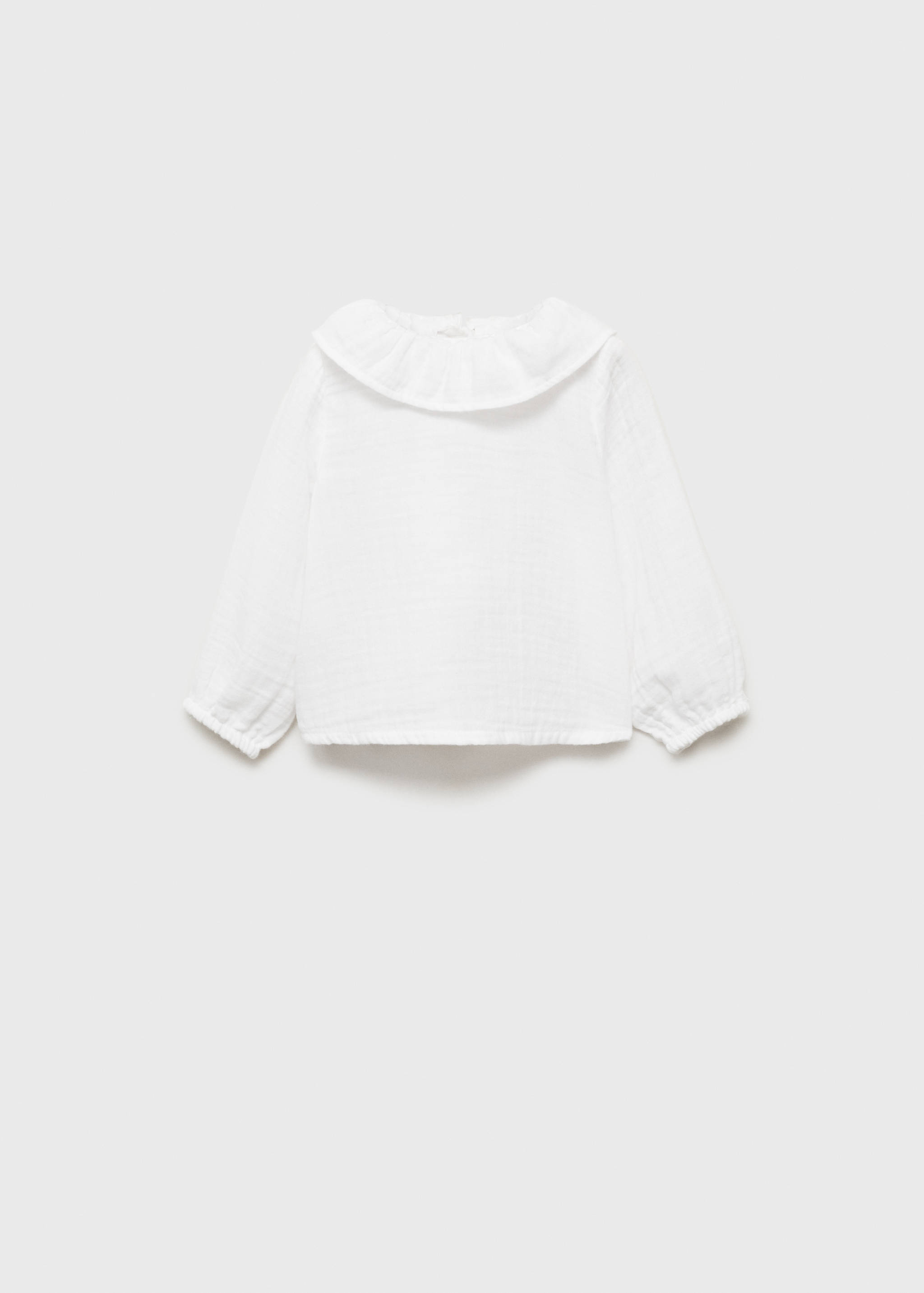 Bluse aus Crinkle-Baumwoll-Gaze - Artikel ohne Model