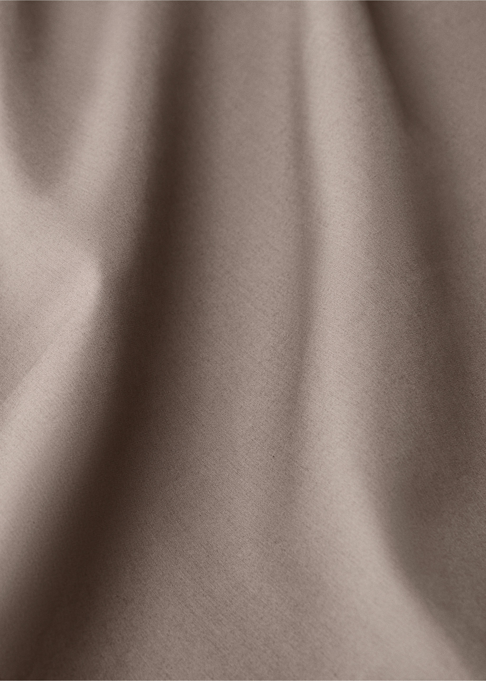 300-thread count percale cotton fitted sheet for 90 cm bed - Details of the article 3, Chocolate. Ref: 87032901-00.