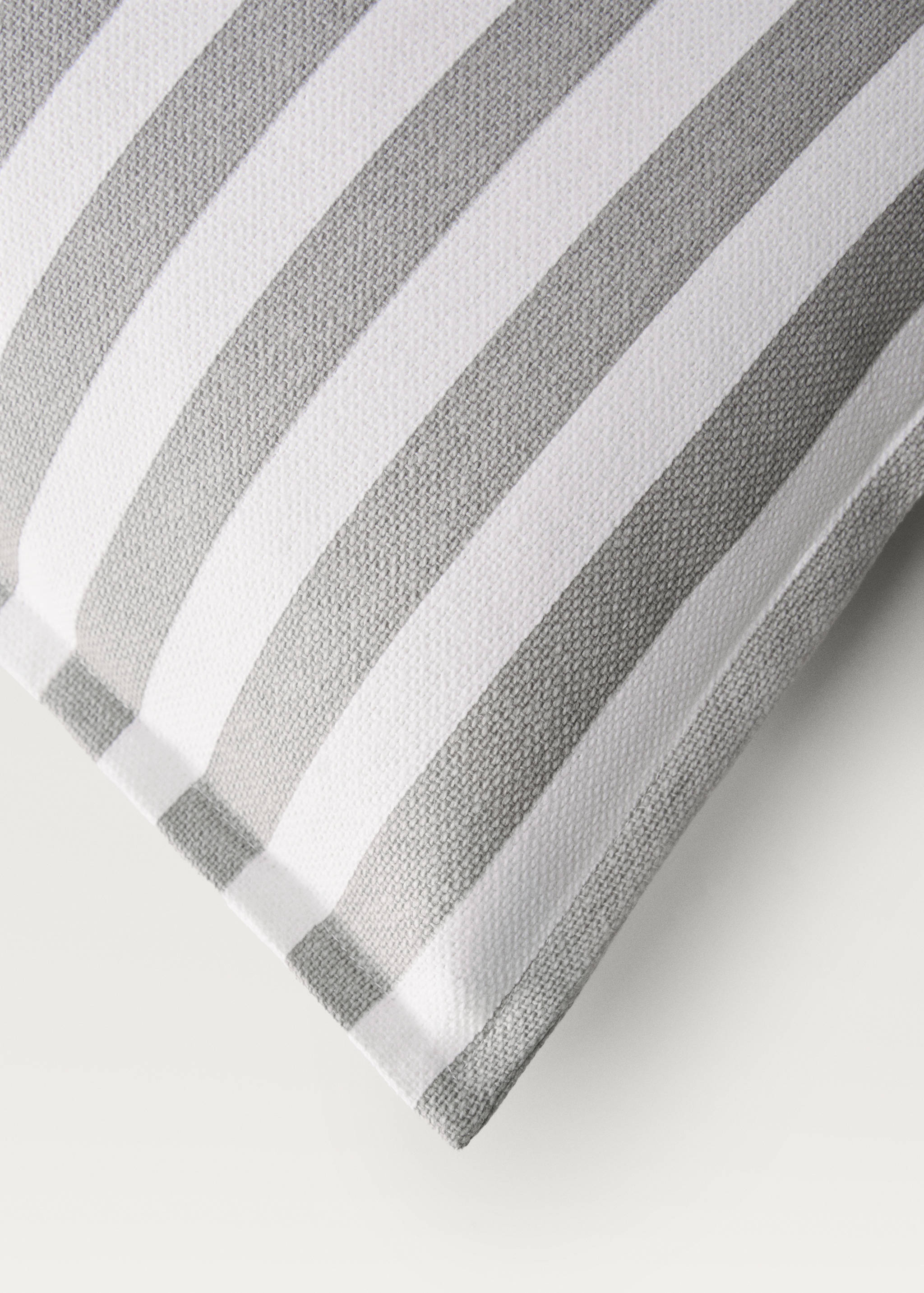 Stripe-print cushion cover 30x50 cm - Details of the article 2