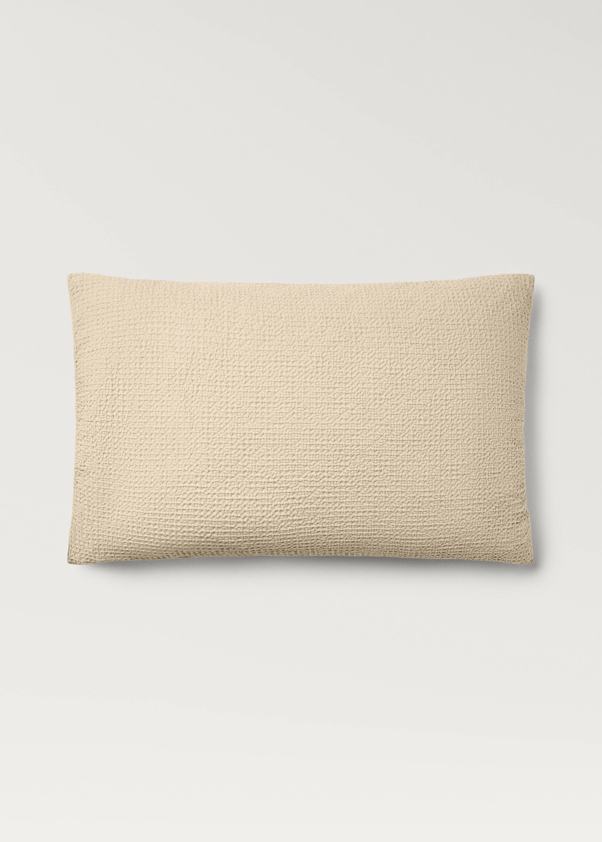 Two cotton waffle percale pillowcases 50x75 cm - Article without model