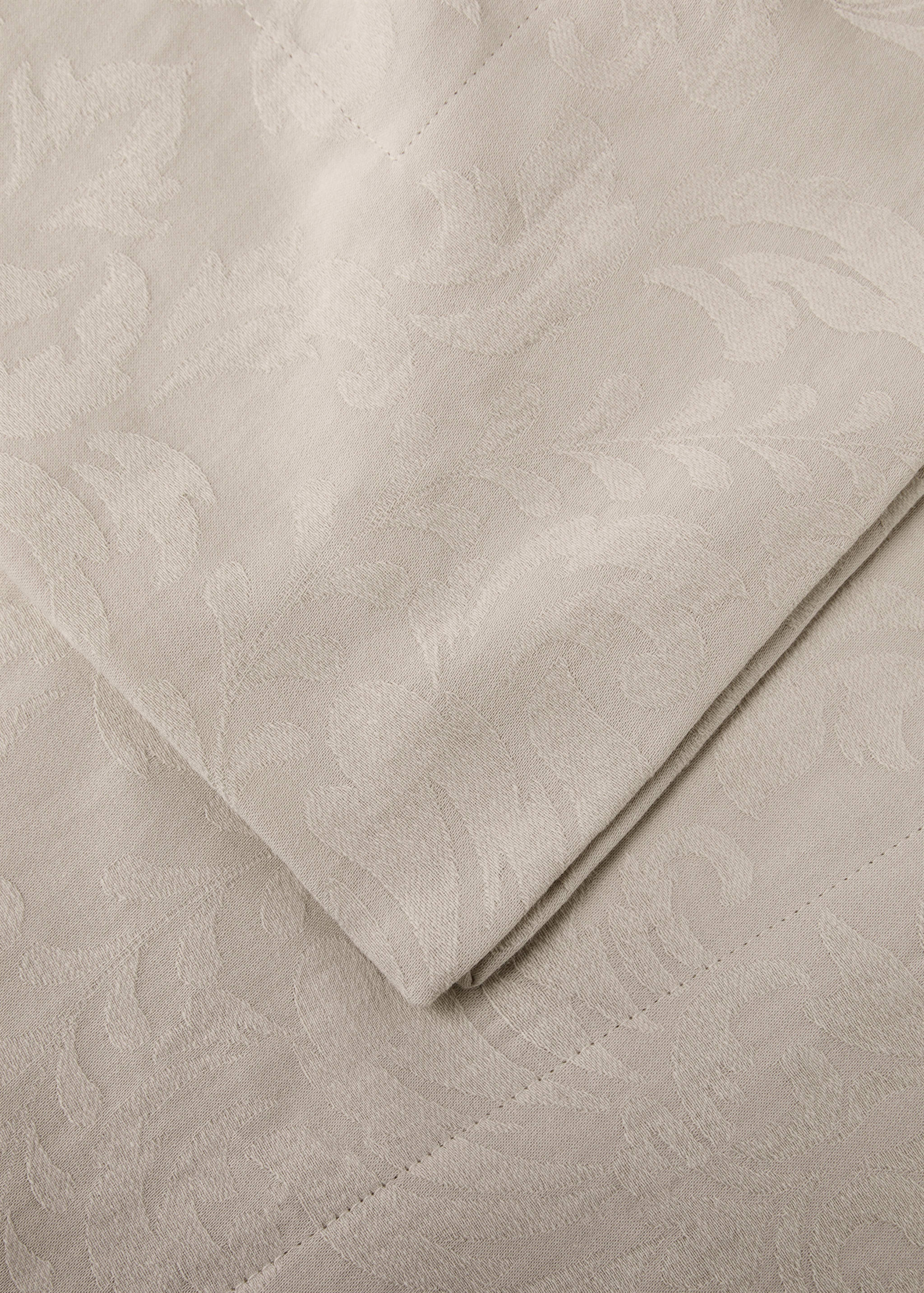 Runde Baumwolltischdecke mit floralem Jacquardmuster für 4 - 6 Gäste - Detail des Artikels 1